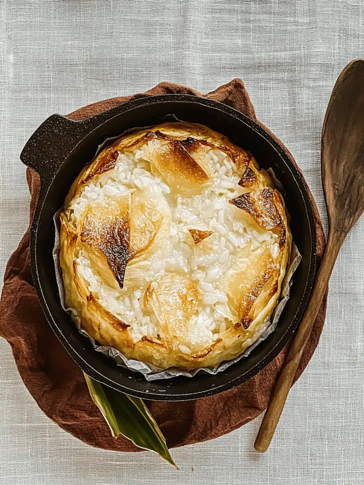 Bibingka (Filipino Rice Cake)