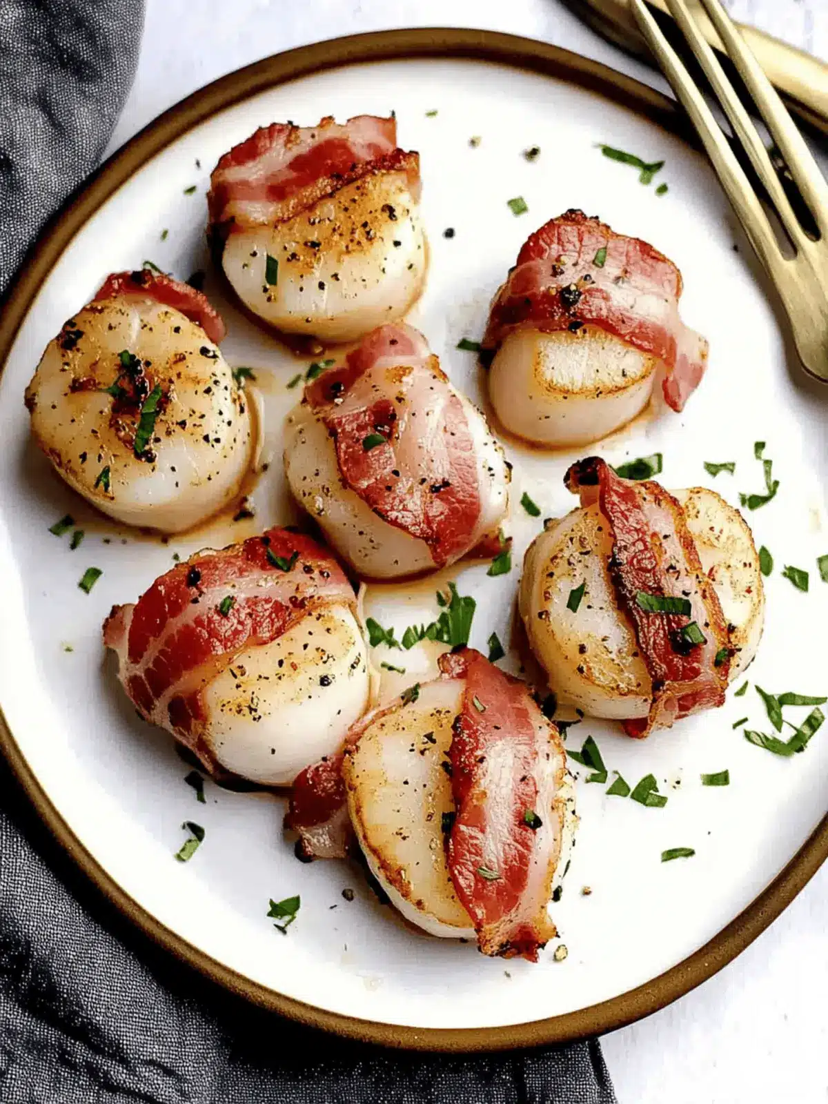 Bacon Wrapped Scallops