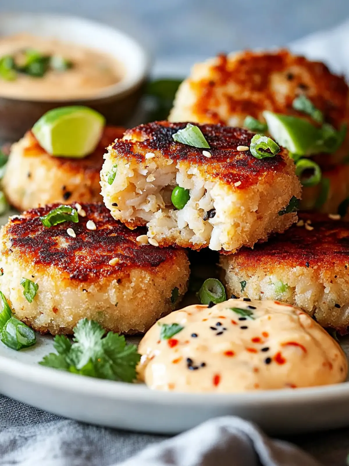 Delicious Bold Asian-Style Tuna Cakes with Spicy Mayo Twist 4 Bold Asian-Style Tuna Cakes with Spicy Mayo