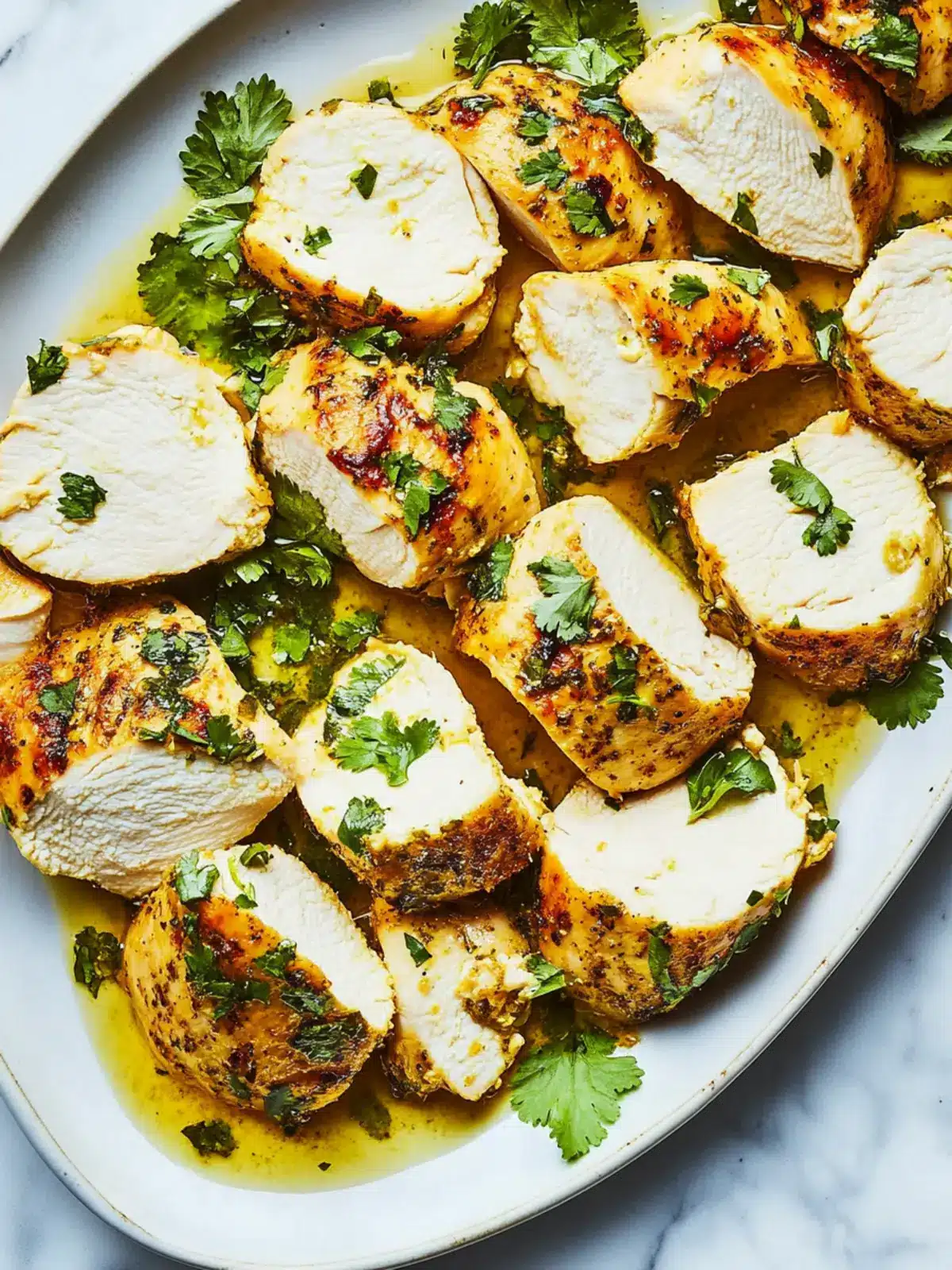 Savory Garlic-Ginger Chicken With Cilantro and Mint Bliss 3 Garlic-Ginger Chicken With Cilantro and Mint