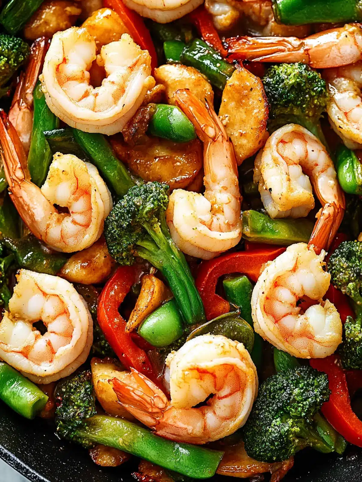 Savory Shrimp Stir-Fry: Your Quick One-Pan Dinner Delight 3 Shrimp Stir-Fry