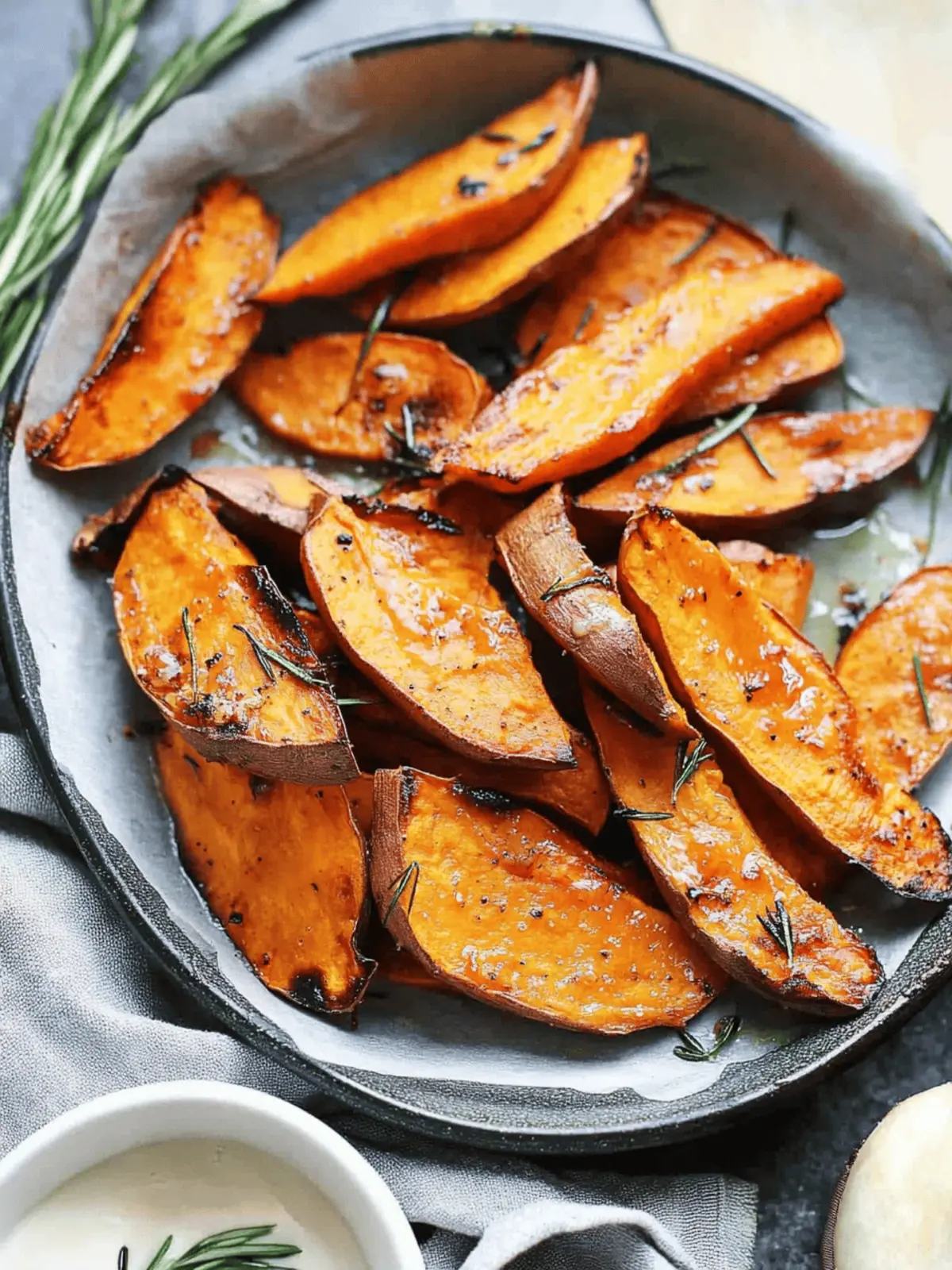 Honey-Roasted Sweet Potato Wedges