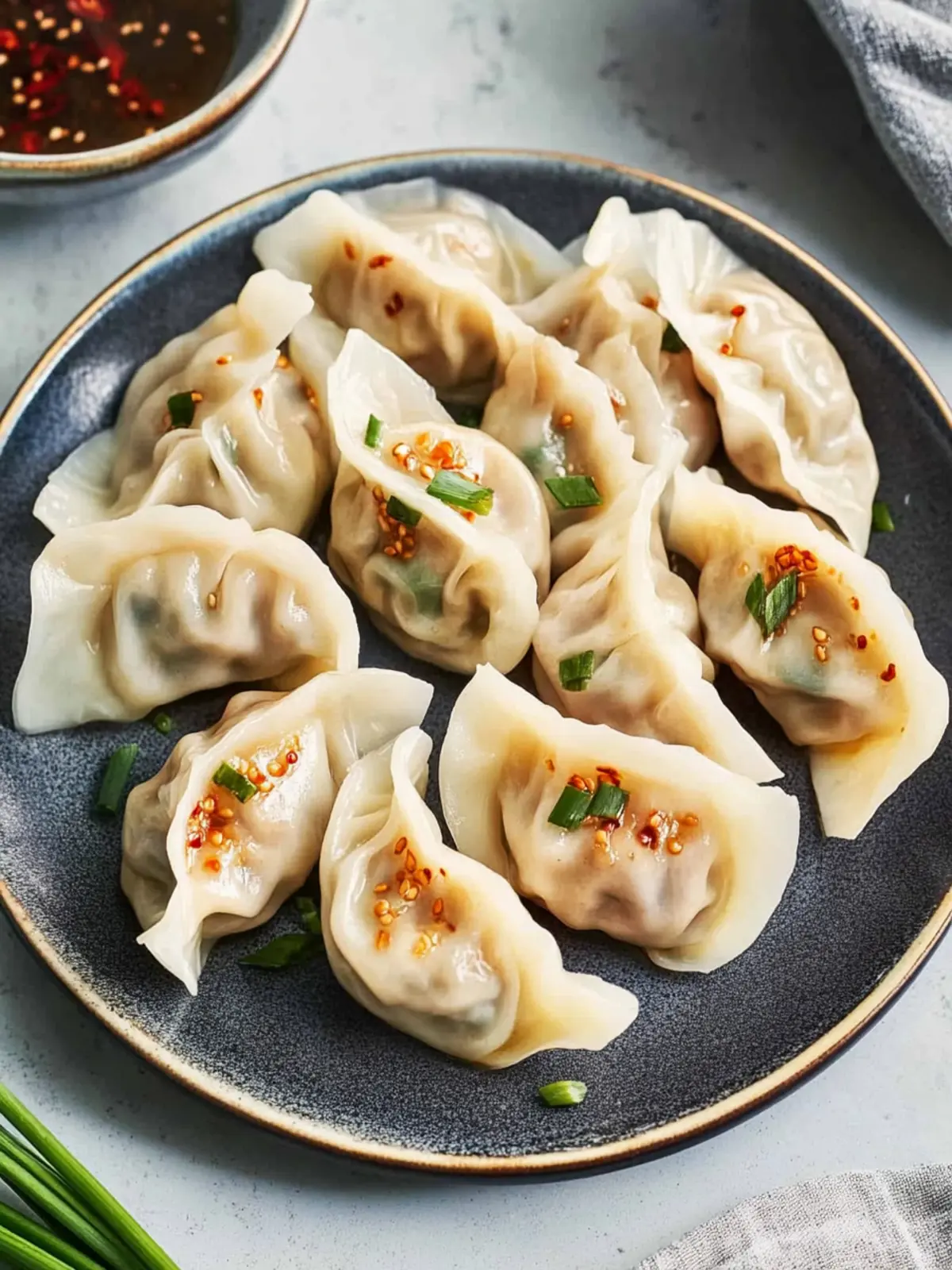Pork and Chive Dumplings: Easy Lunar New Year Treats 4 Pork and Chive Dumplings- Lunar New Year recipes