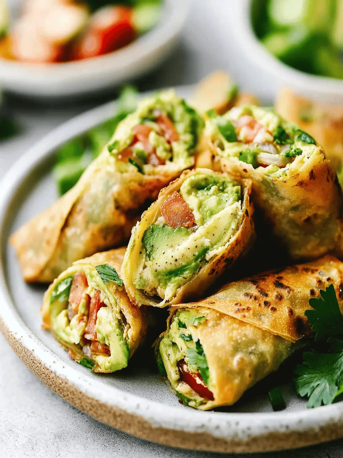 Crispy Avocado Egg Rolls: Your New Favorite Snack Delight 2 Avocado Egg Rolls