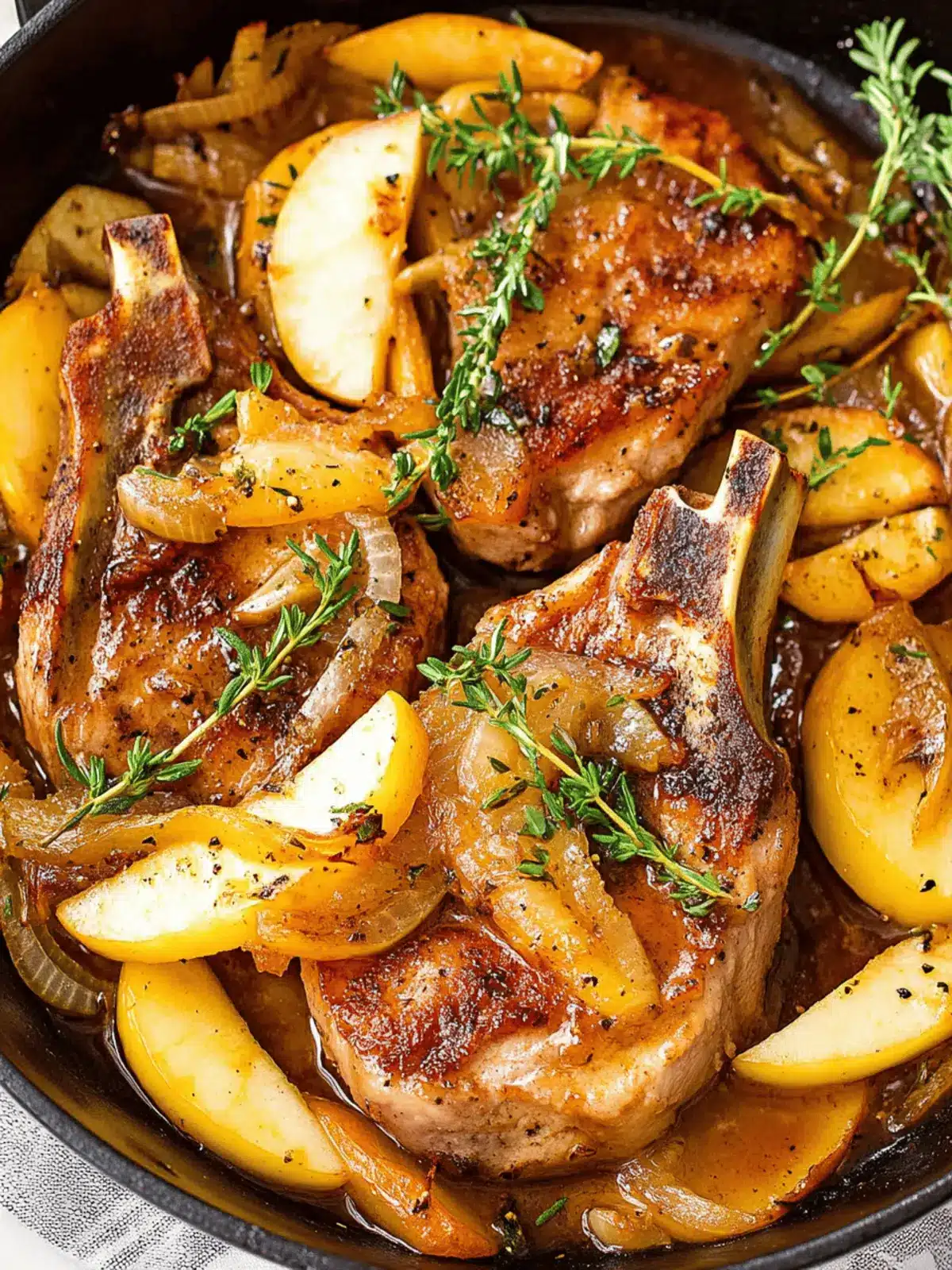 Savory Pork Chops with Apples and Onions for Cozy Nights 2 Pork Chops with Apples and Onions