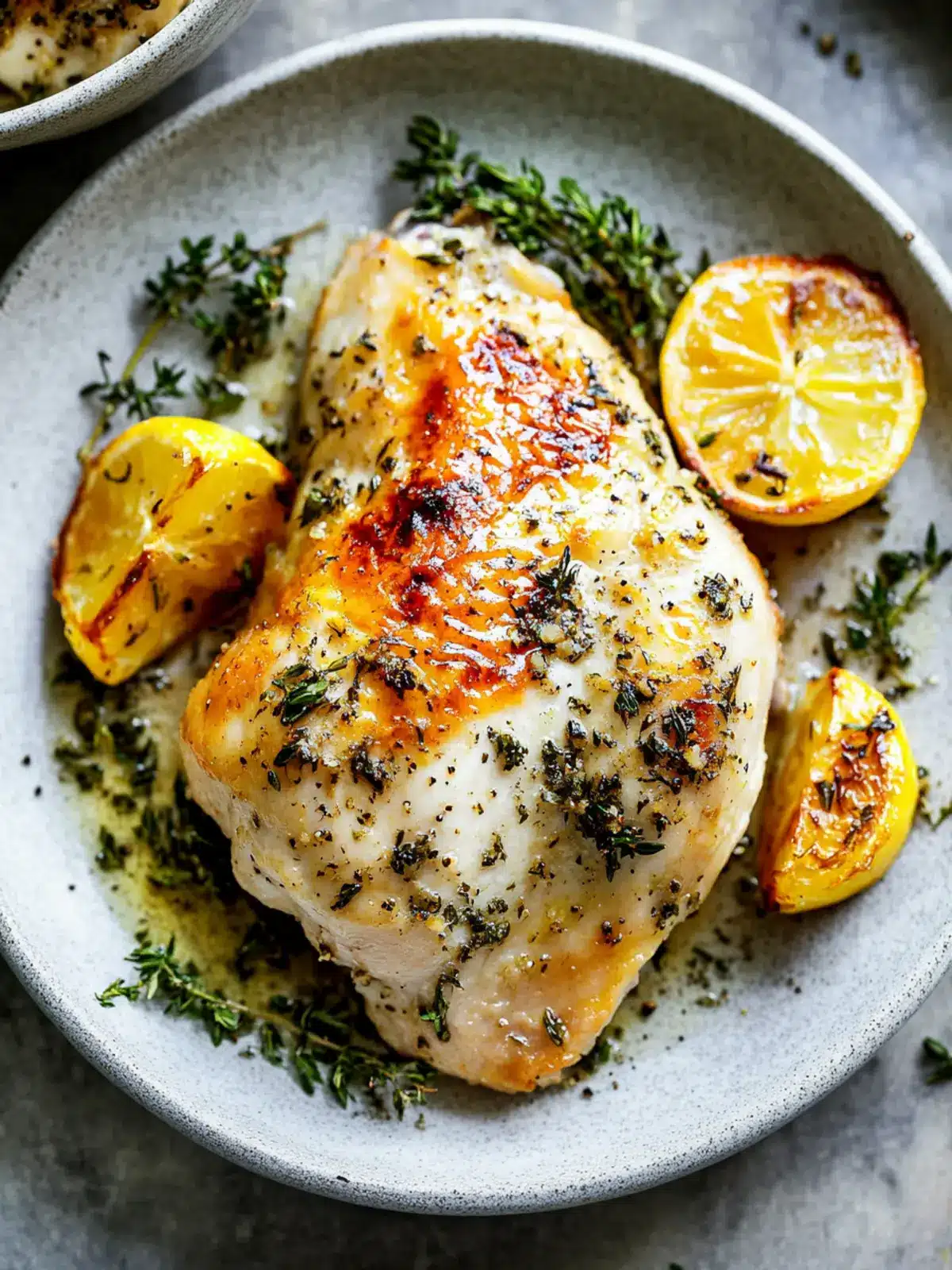 Baked Bone In Chicken