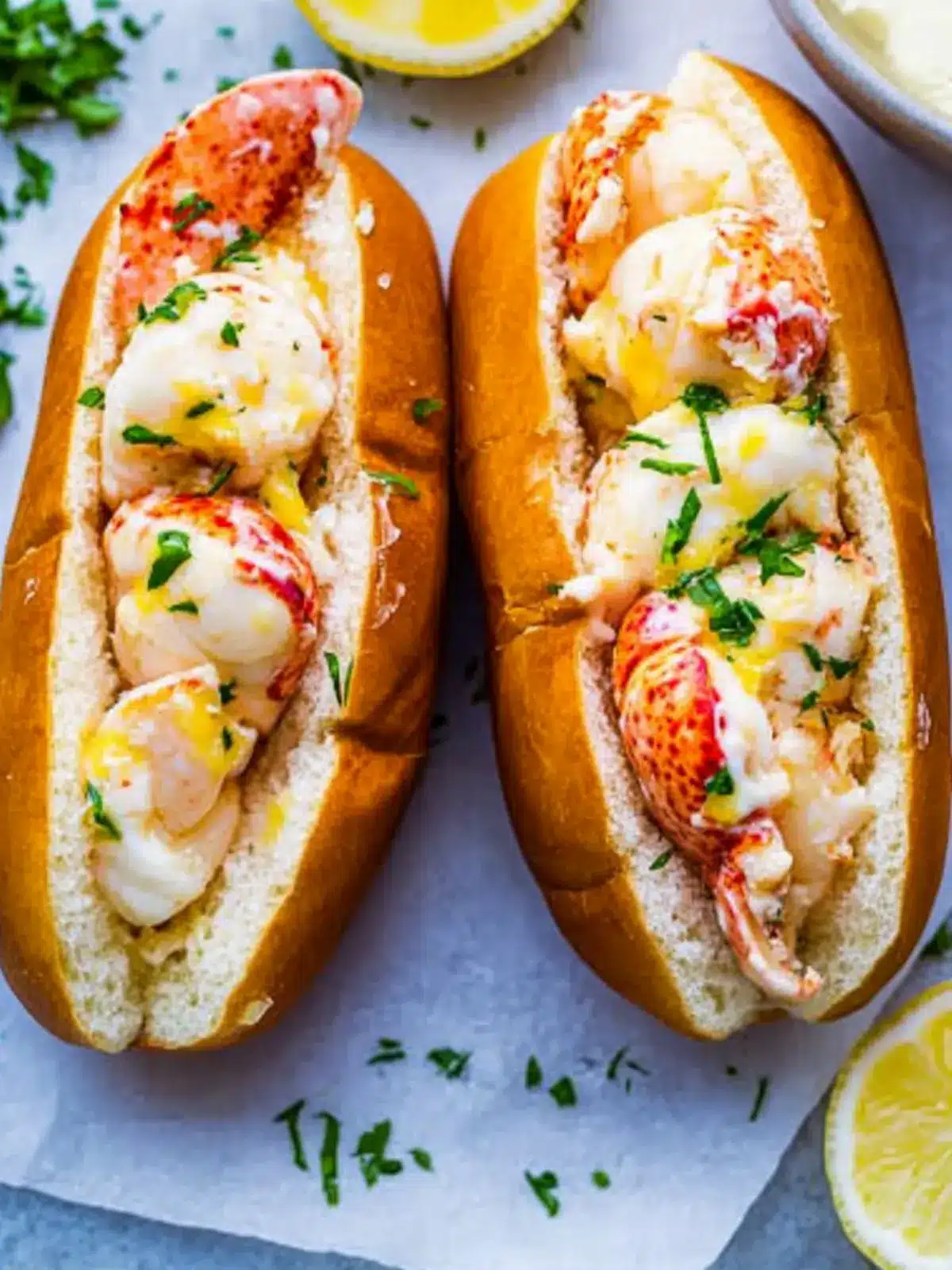 Lemon Butter Lobster Roll: A Flavorful Homemade Delight 4 Lemon Butter Lobster Roll