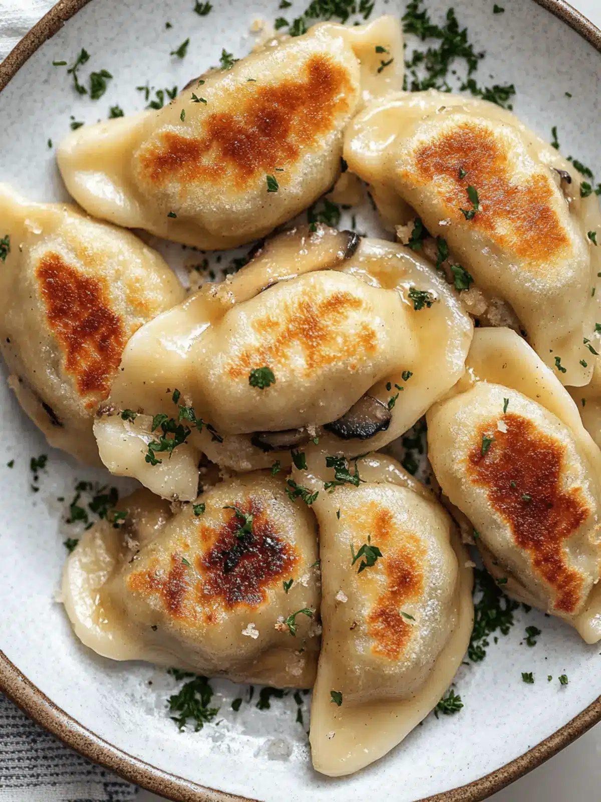 Mushroom Pierogi