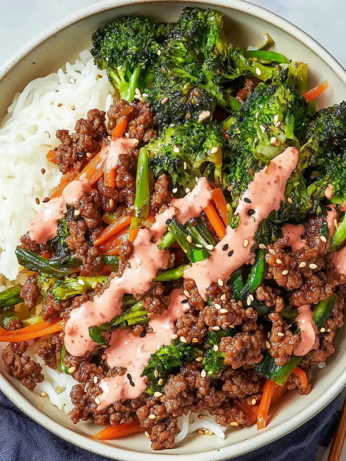 Ground Beef Stir-Fry Teriyaki Bowls: Quick Weeknight Delight 3 Ground Beef Stir-Fry Teriyaki Bowls