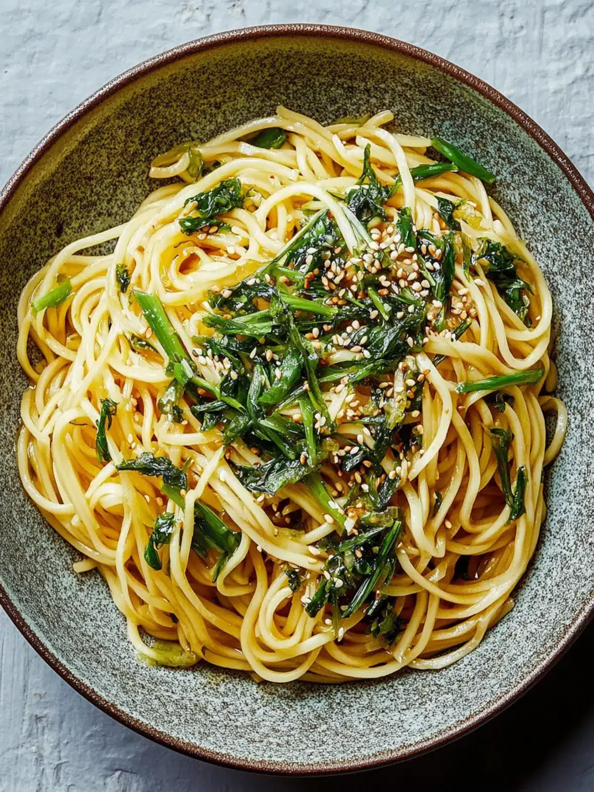 Scallion-Oil Noodles-Longevity noodles recipe for Lunar New Year