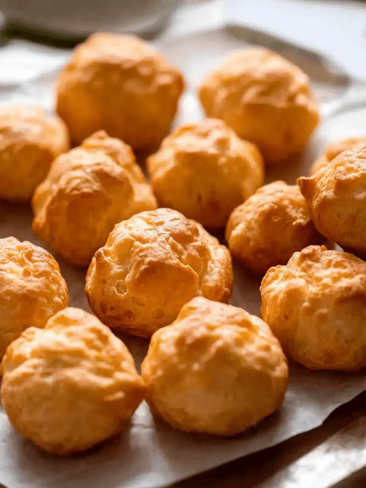 Gougeres   French Cheese Puffs