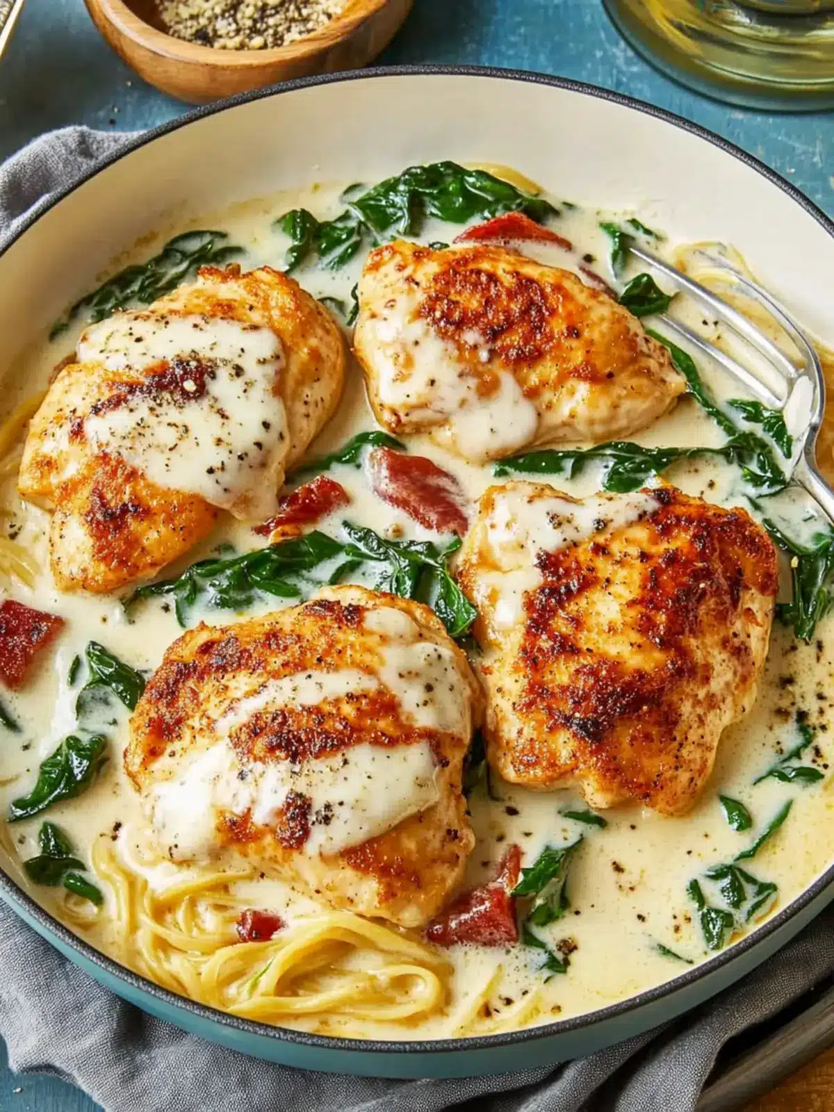 Chicken Florentine: Perfect Valentine s Day Date Night Delight 3 Chicken Florentine- Valentine s Day date night recipes