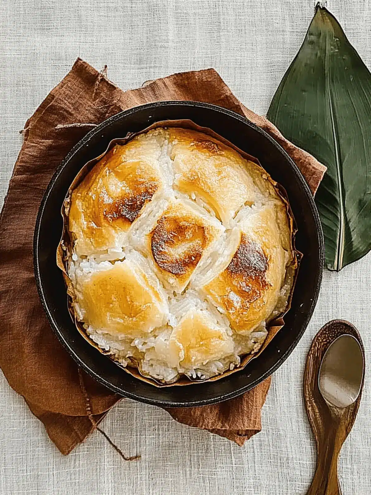 Bibingka (Filipino Rice Cake)