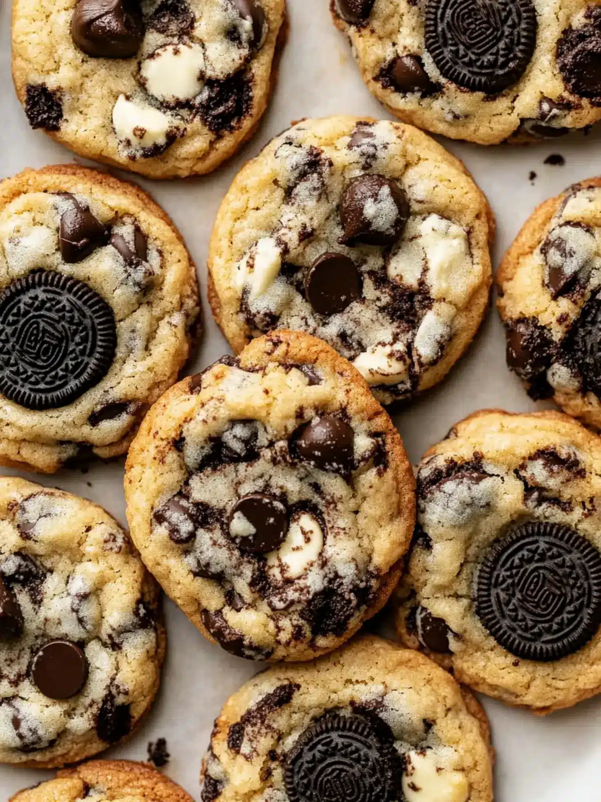 Chewy Oreo Chocolate Chip Cookies