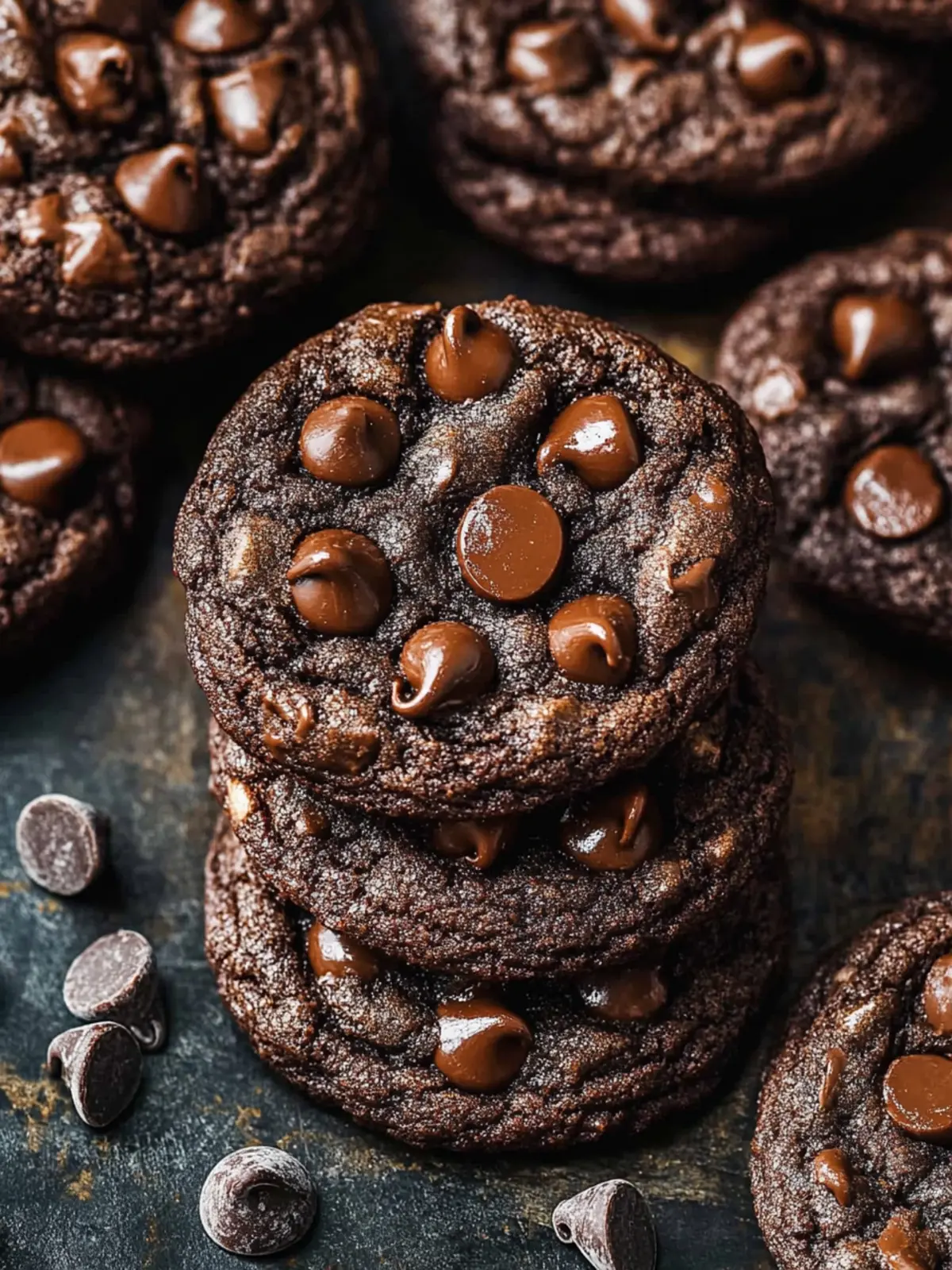 Decadent Double Chocolate Chip Cookies Recipe You'll Adore 2 Double Chocolate Chip Cookies Recipe