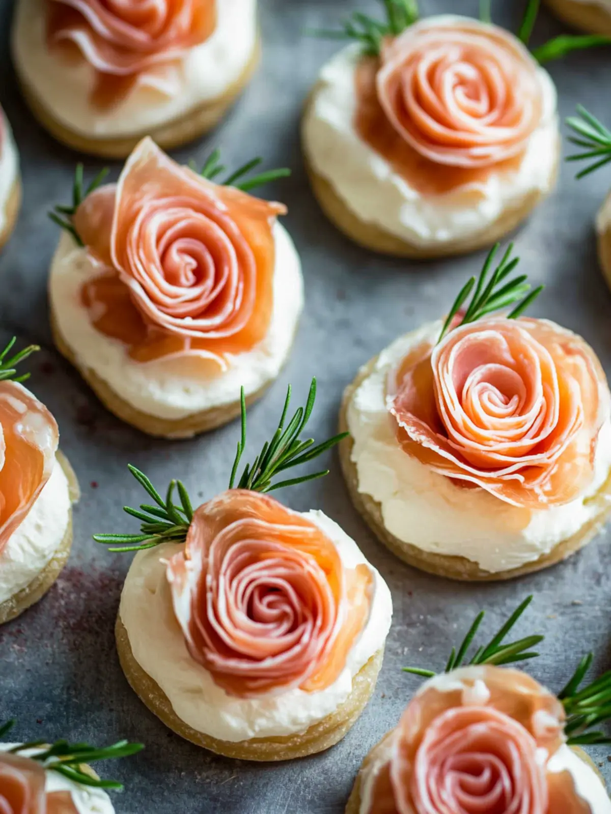 Pretty Prosciutto Rose Appetizers- Easy Valentine s Day recipes