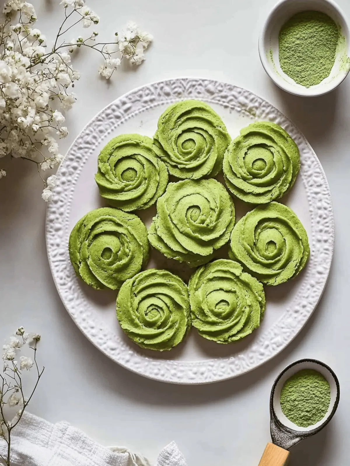 Melt-in-Your-Mouth Matcha Butter Cookies for Sweet Moments 2 Matcha Butter Cookies