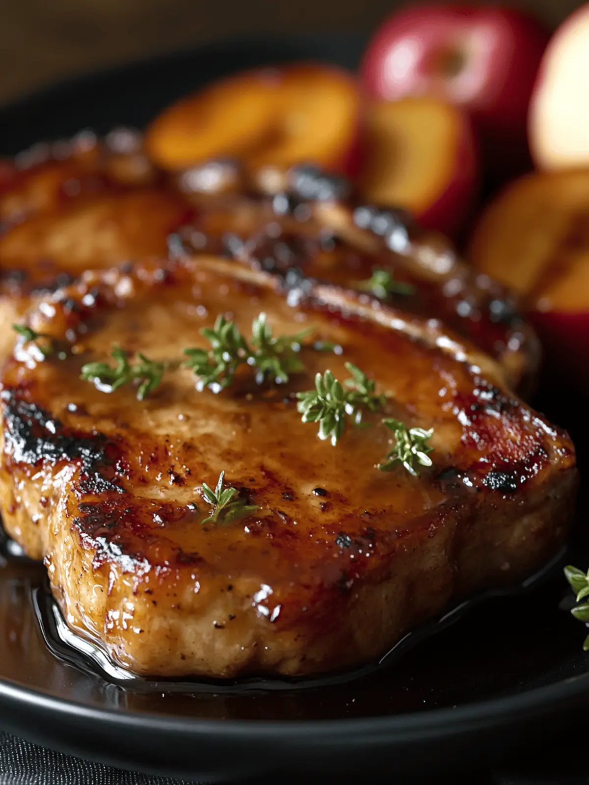 Savory Pork Chops with Apple Cider Glaze for Weeknight Wins 3 Pork Chops with Apple Cider Glaze