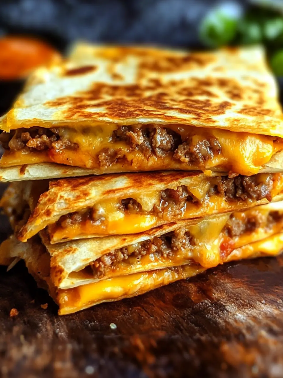 Cheeseburger Quesadillas: Your New Favorite Comfort Meal 2 Cheeseburger Quesadillas