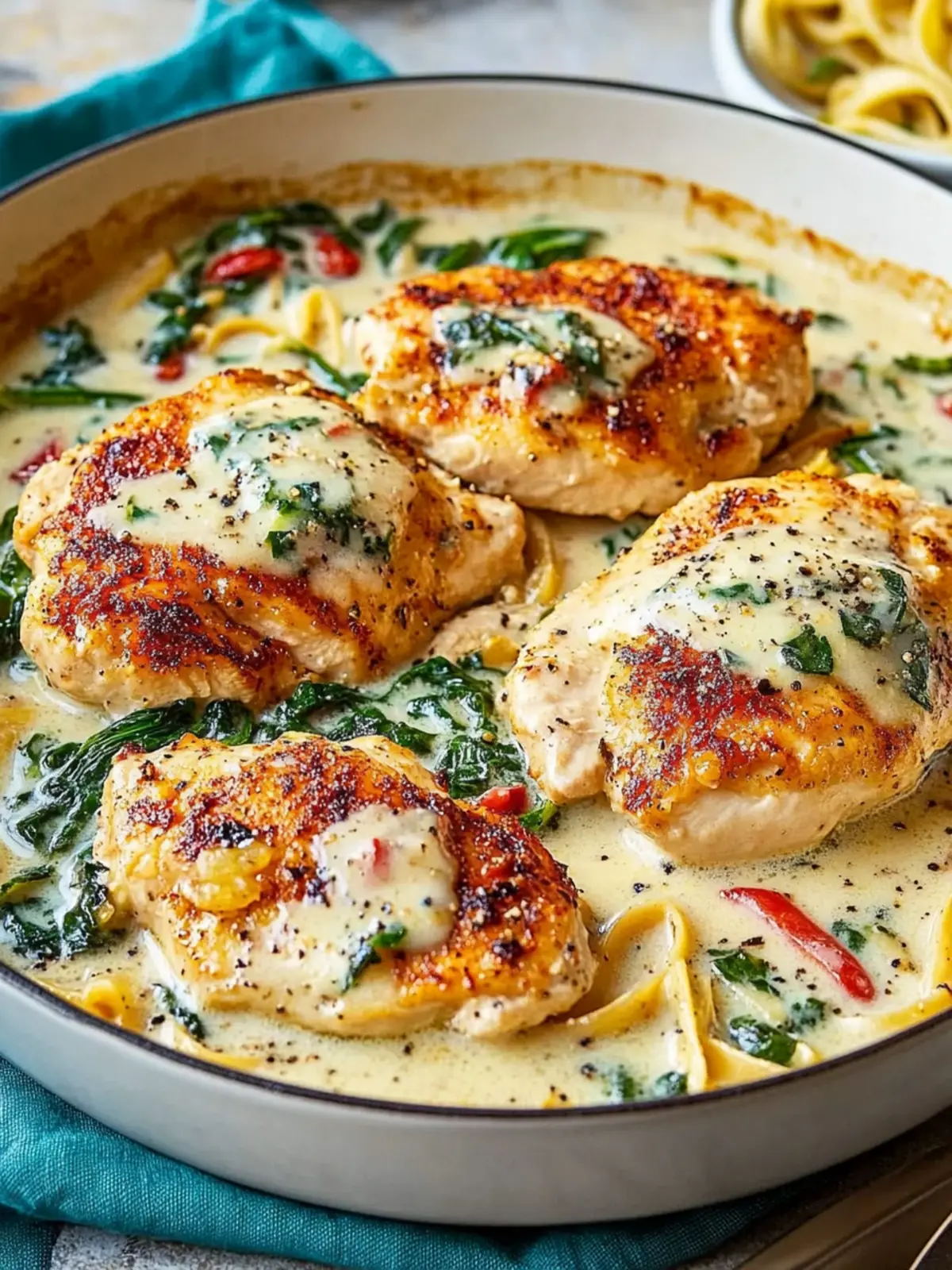 Chicken Florentine: Perfect Valentine s Day Date Night Delight 4 Chicken Florentine- Valentine s Day date night recipes