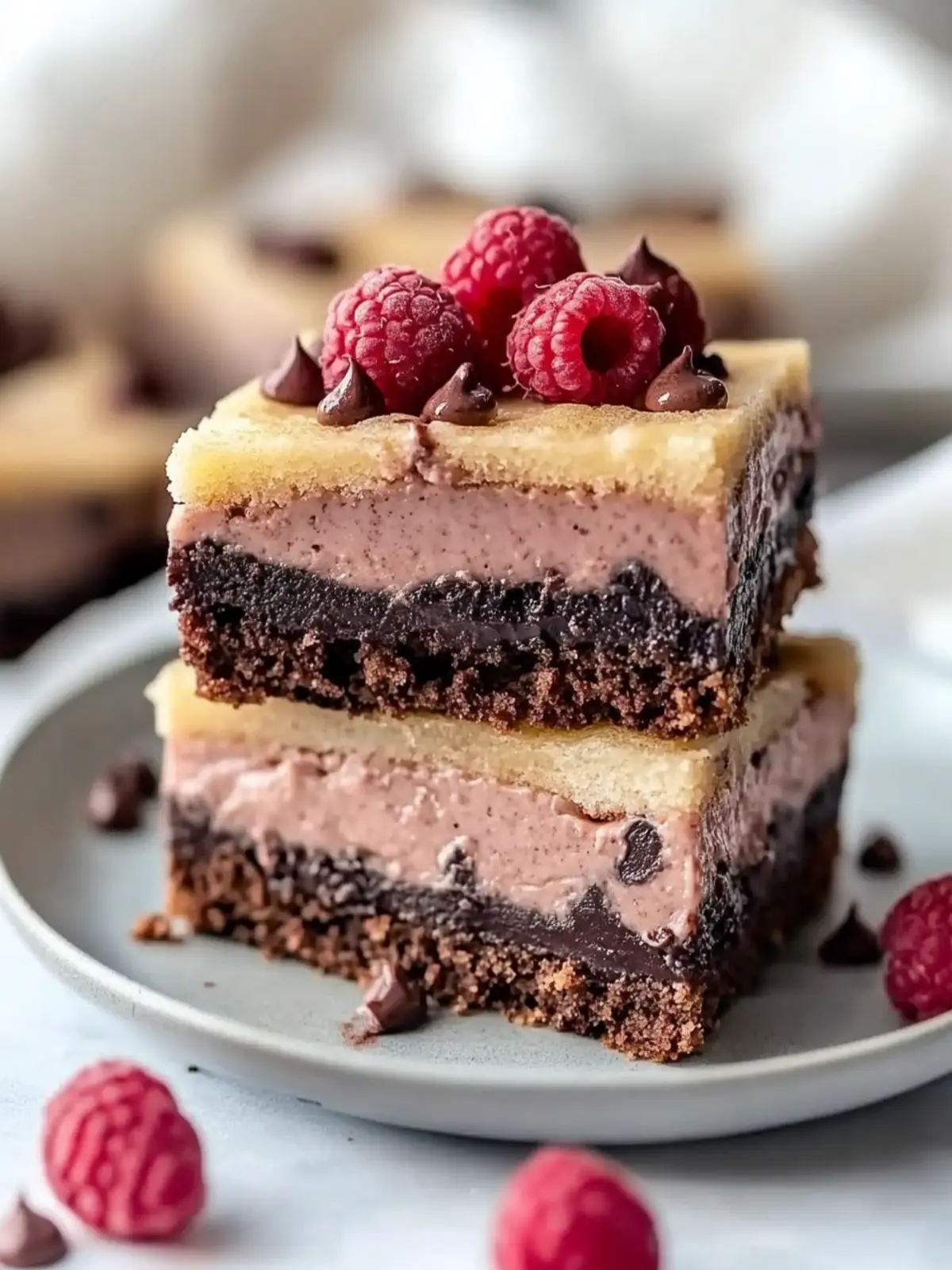 Double Layer Vegan Brookies