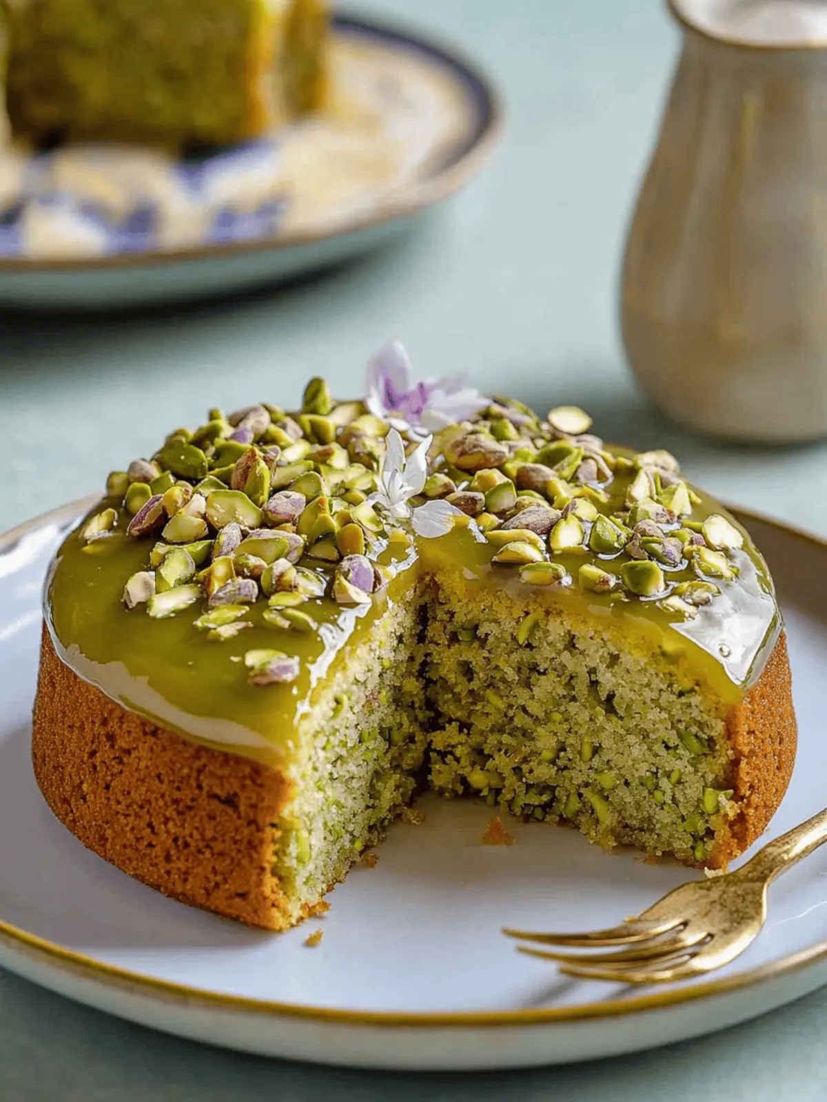Delightful Honey Cake with Pistachios You ll Crave Again! 3 Honey Cake with Pistachios