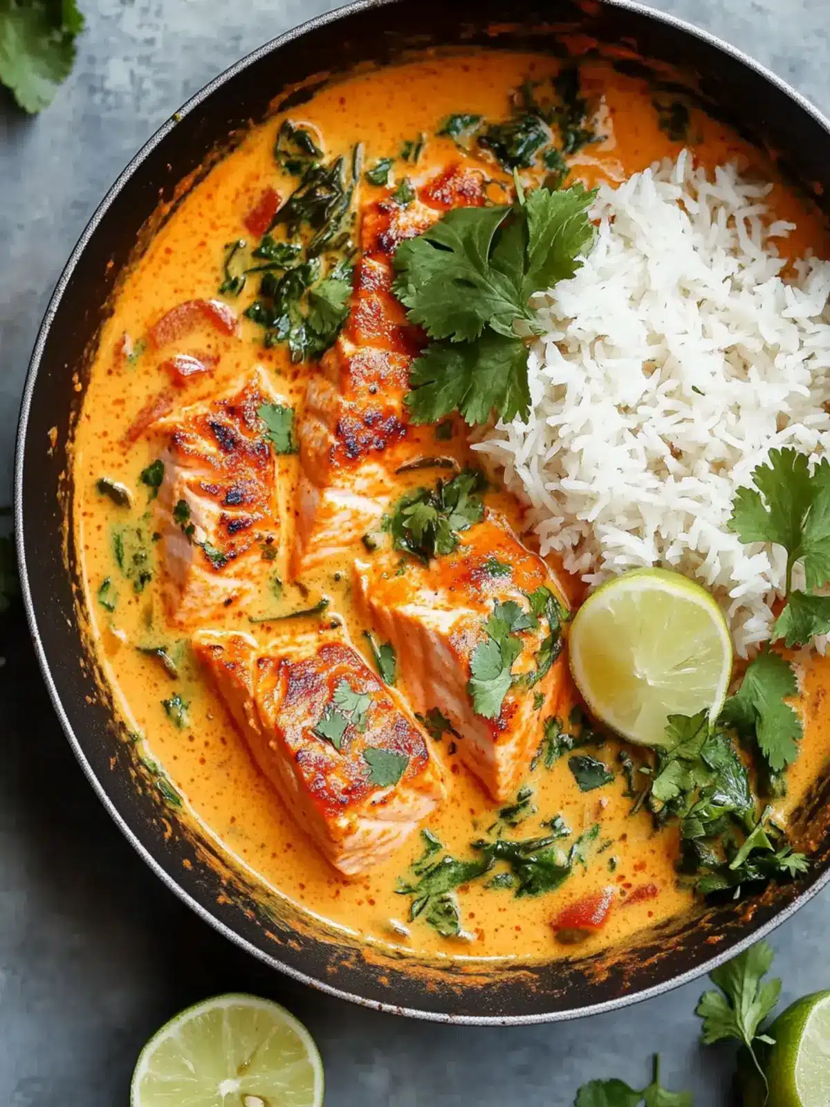 Salmon Coconut Curry