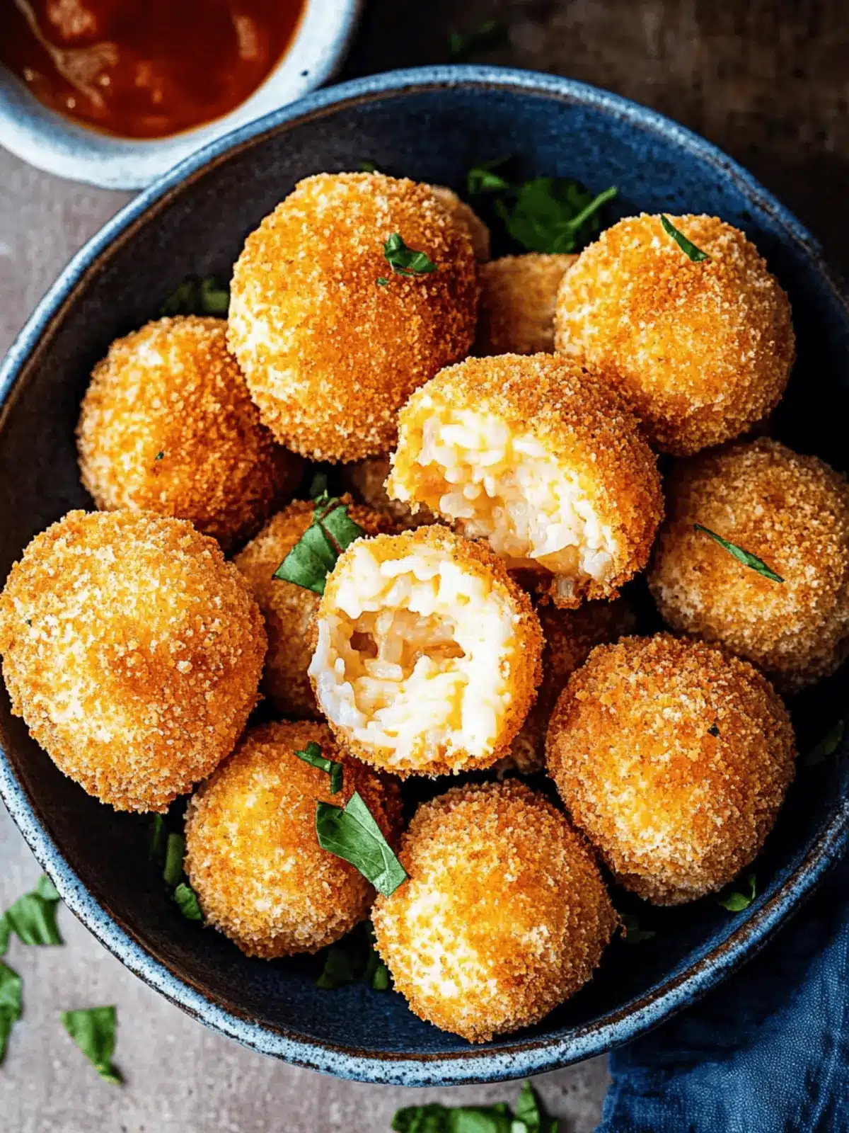 Cheesy Italian Arancini: Your New Favorite Comfort Snack 4 Arancini (Cheesy Italian Rice Balls)