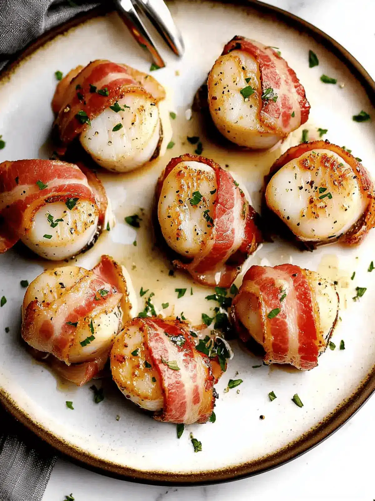 Bacon Wrapped Scallops