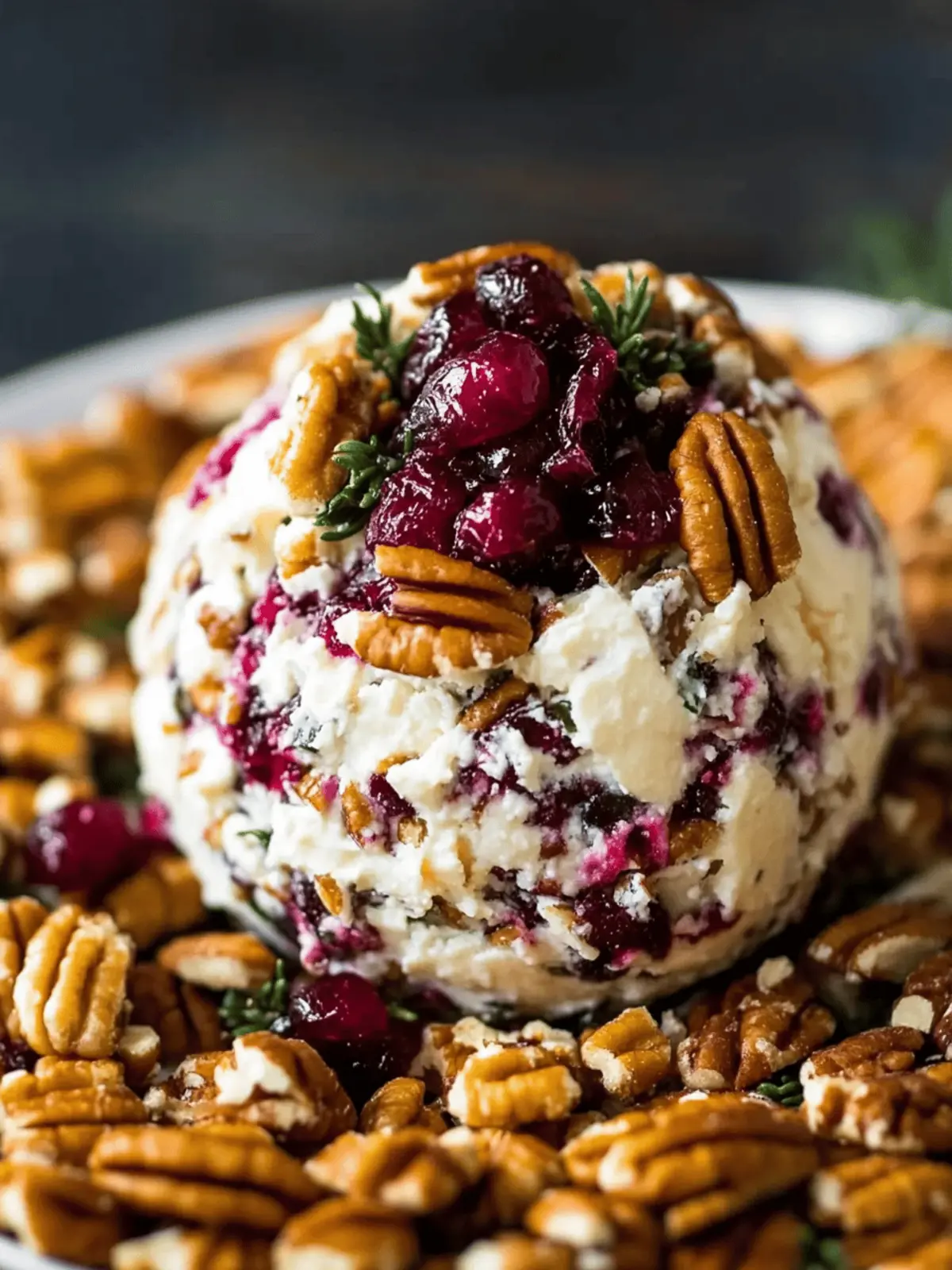 Cranberry Pecan Cheese Ball