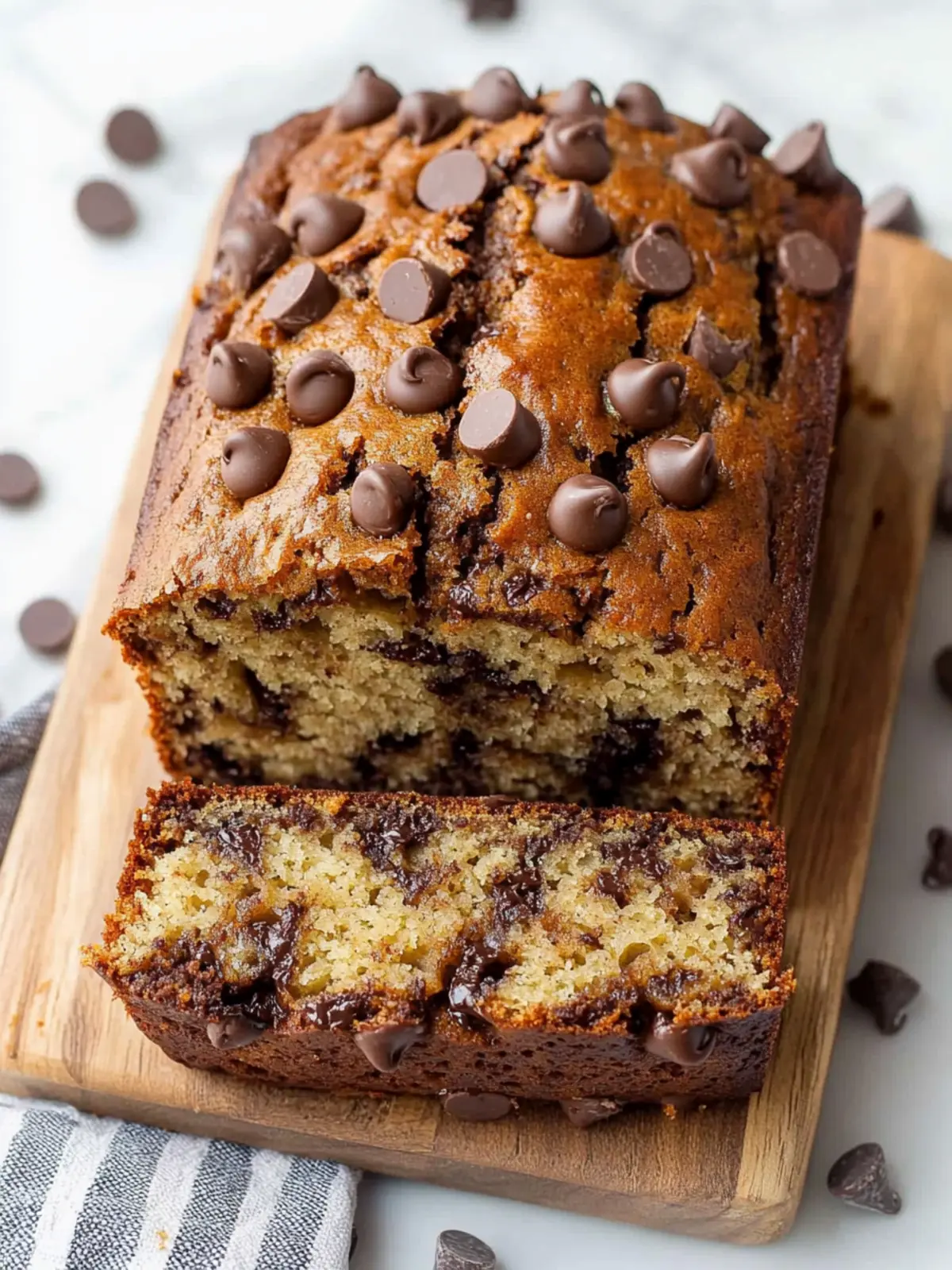Easy Chocolate Chip Banana Bread That Everyone Will Love 2 Easy Chocolate Chip Banana Bread