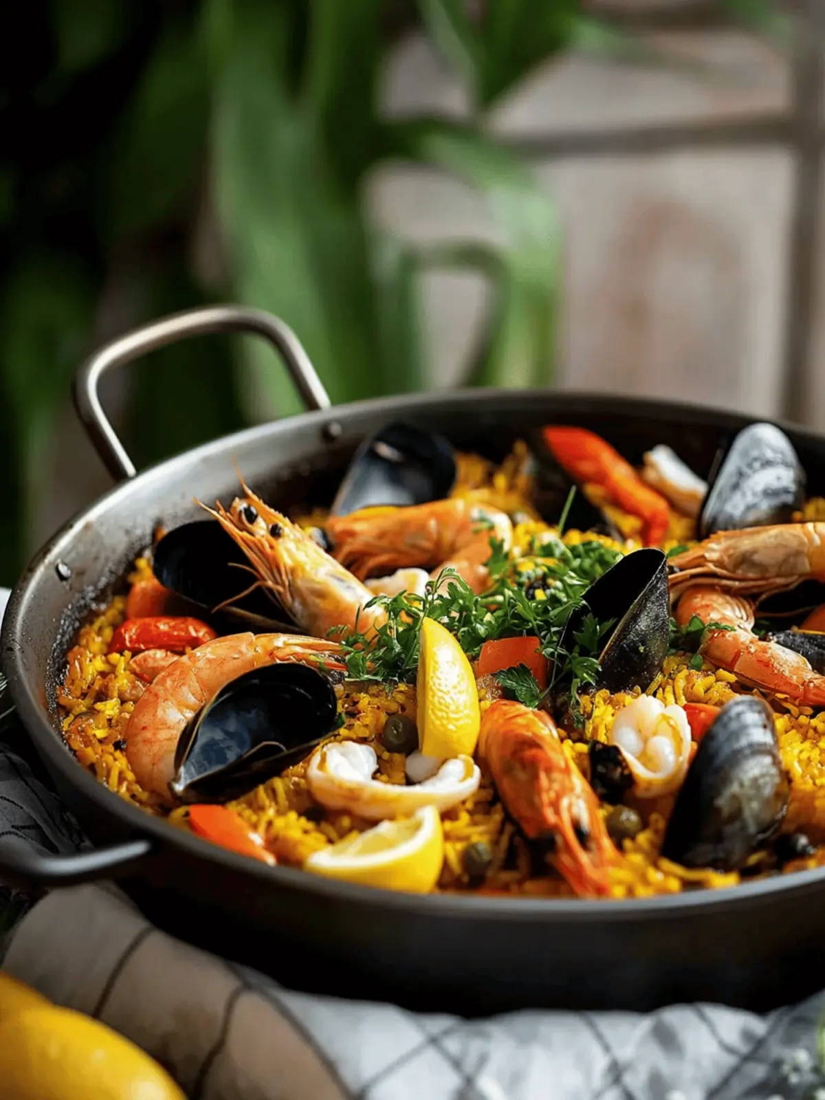 Savory Seafood Paella Valenciana for Memorable Gatherings 3 Seafood Paella Valenciana