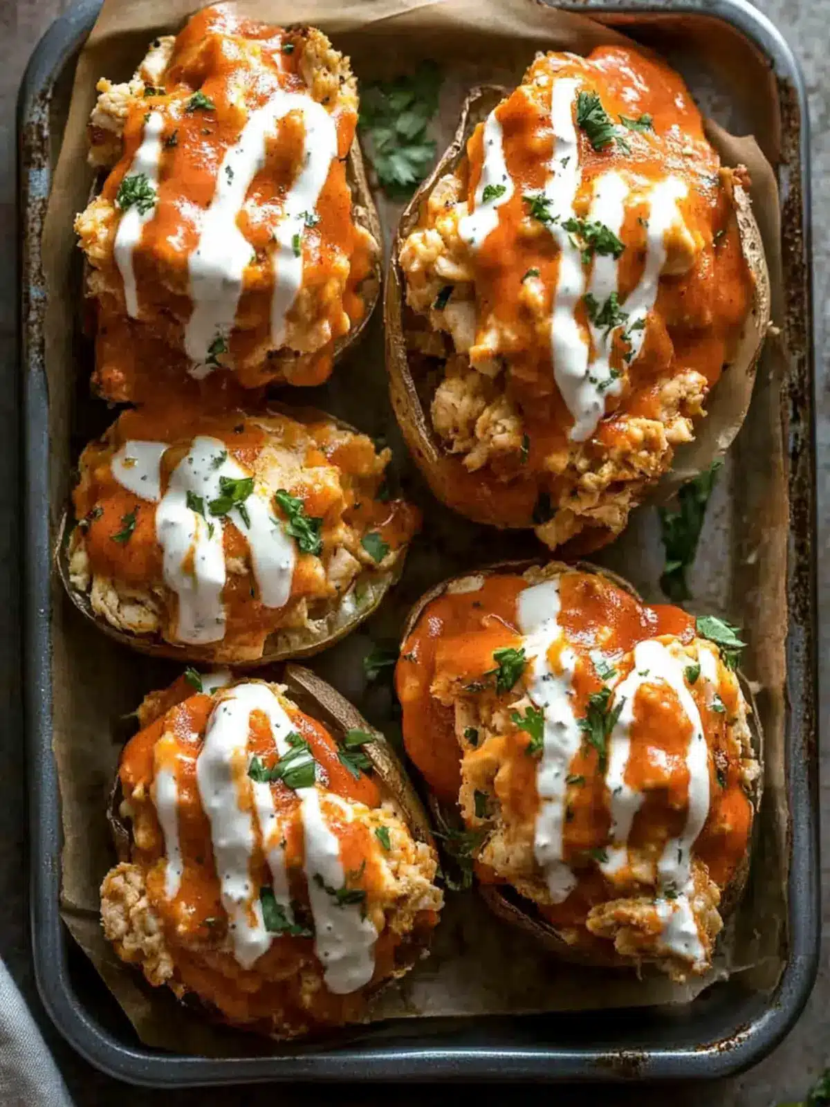 Buffalo Chicken Twice Baked Potatoes That Ignite Flavor 2 Buffalo Chicken Twice Baked Potatoes
