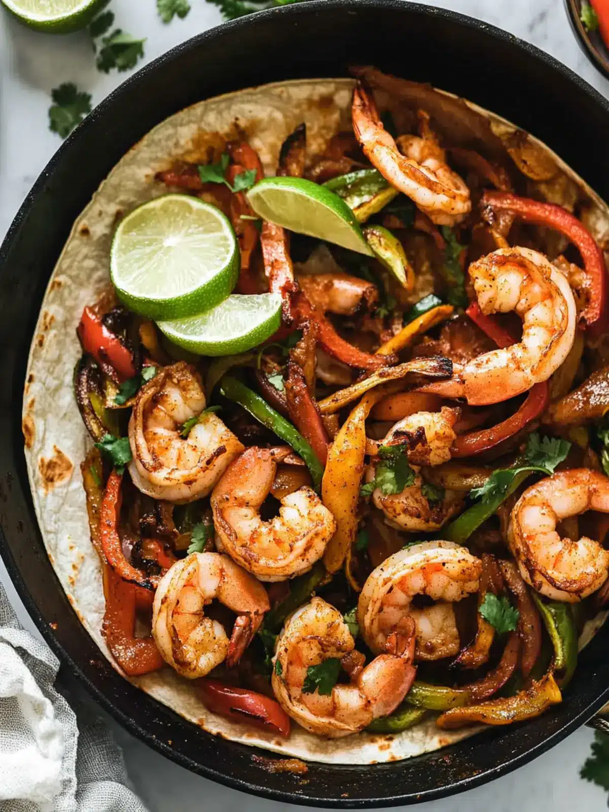 Sizzling Shrimp Fajitas Ready in Just 25 Minutes 2 Shrimp Fajitas