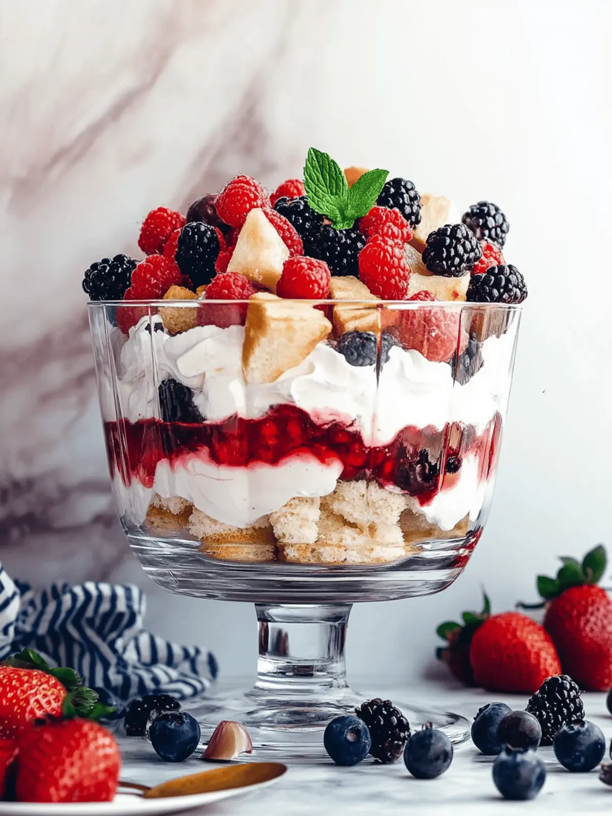 Mixed Berry Trifle