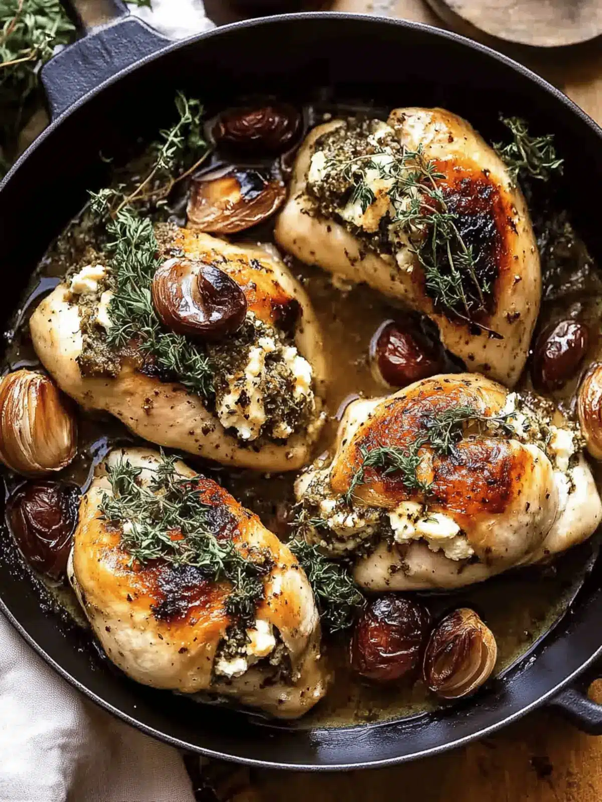 Herbed Ricotta Stuffed Chicken in Zesty White Wine Sauce 3 Herbed Ricotta Stuffed Chicken In White Wine Pan Sauce