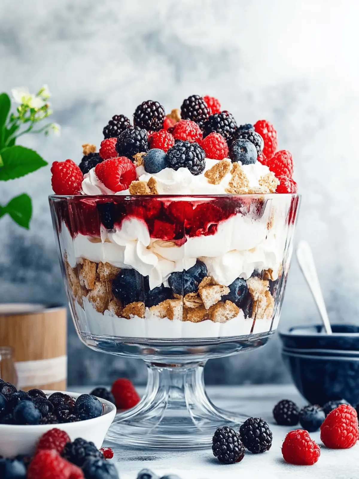 Mixed Berry Trifle
