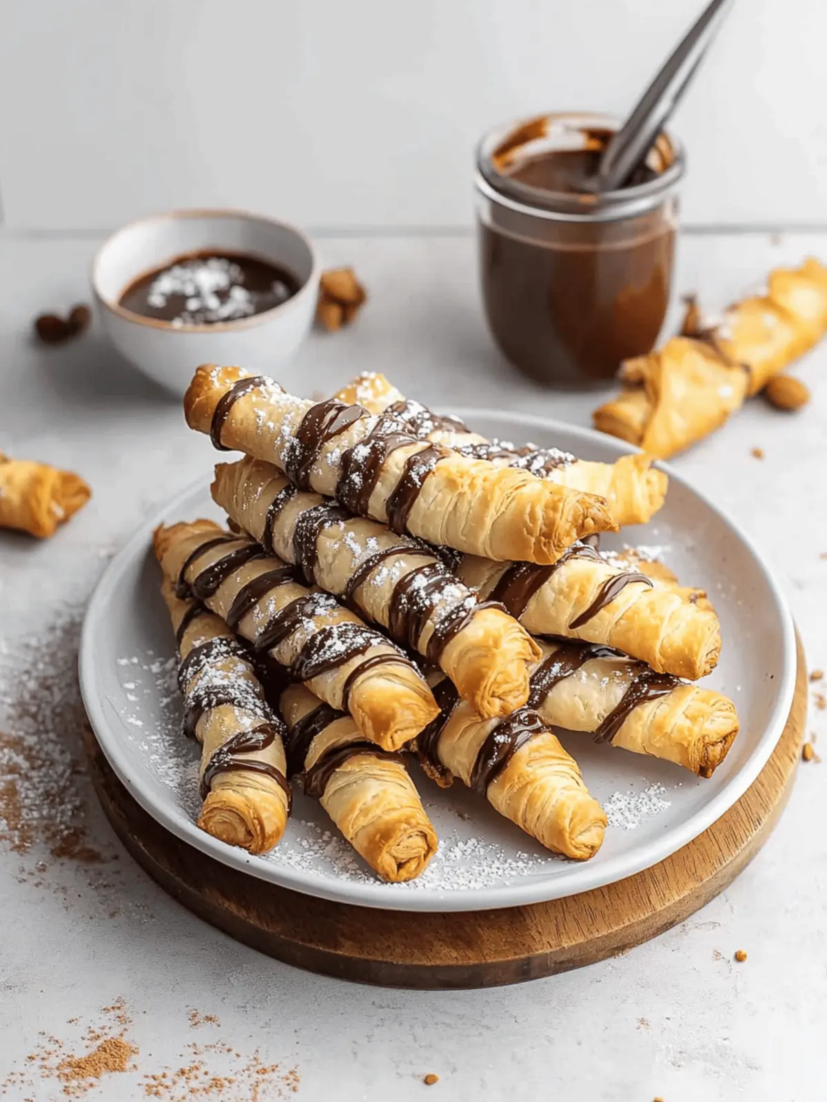 Puff Pastry Nutella Twists