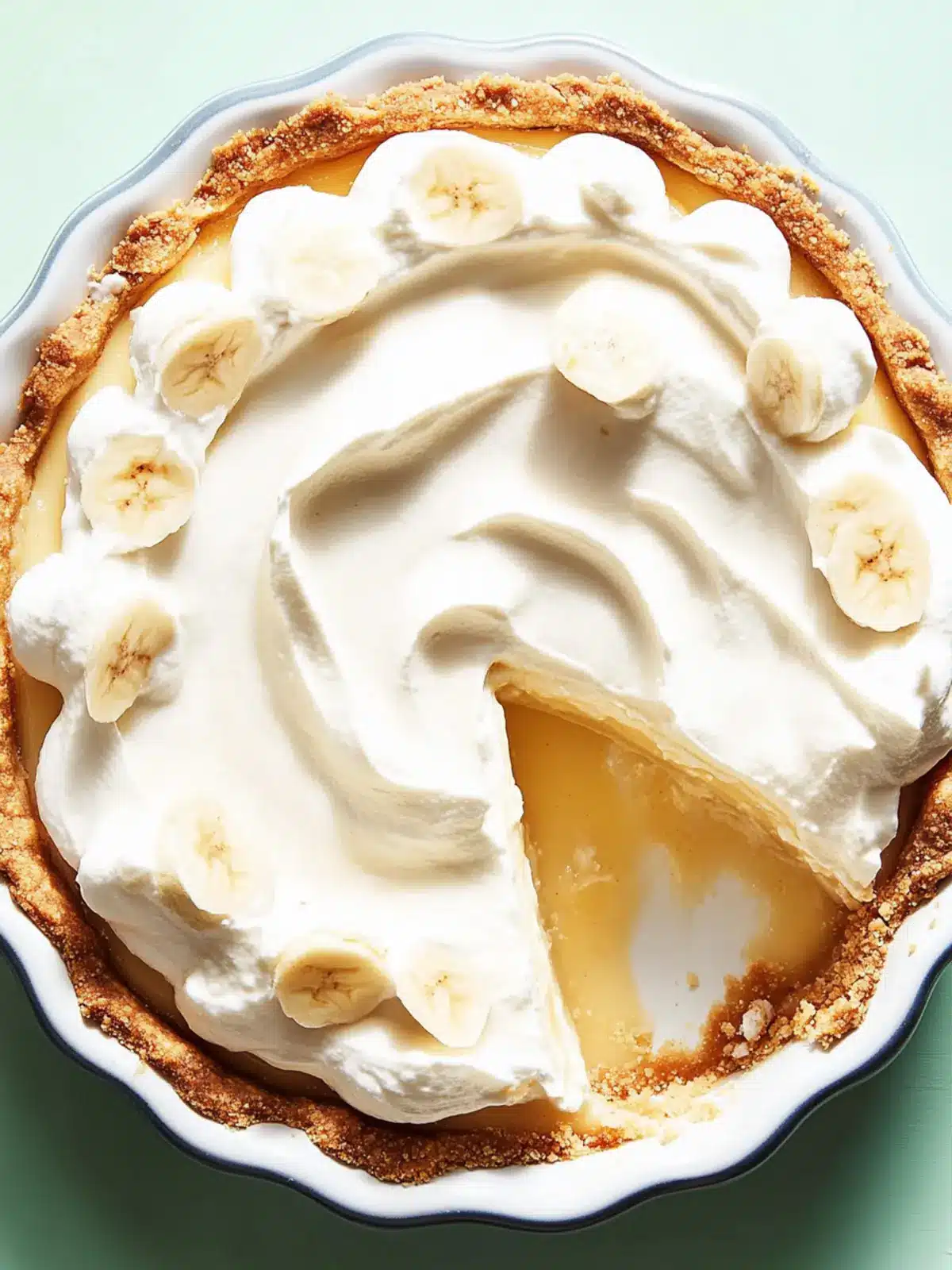 Banana Cream Pie With Bourbon Whipped Cream