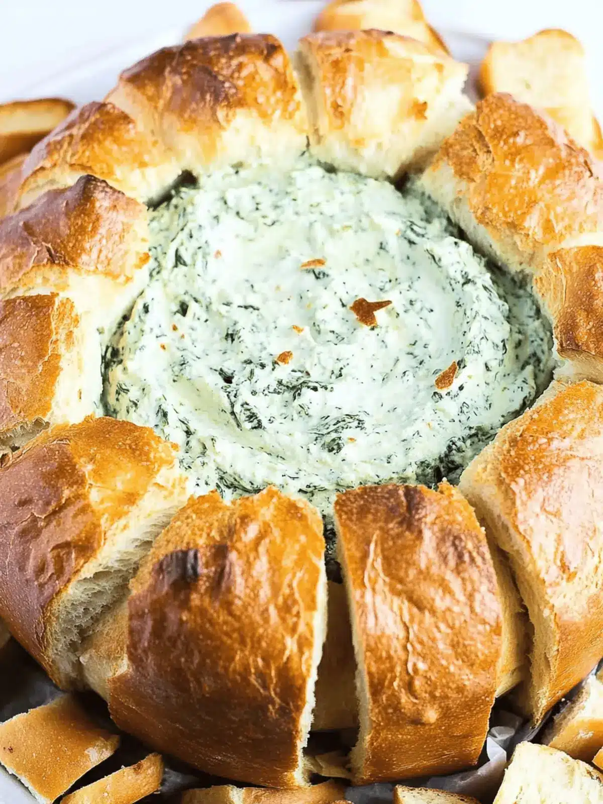 Spinach Dip in a Bread Bowl That Wow Your Guests Instantly 2 Spinach Dip In A Bread Bowl