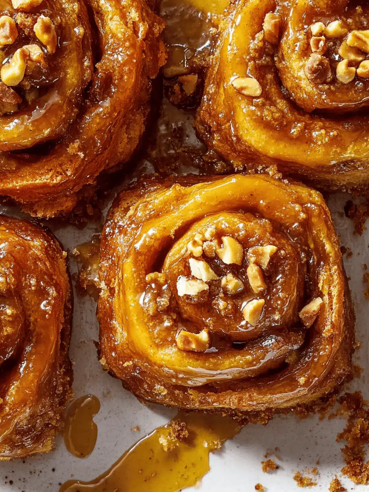 Decadent Pumpkin Sticky Buns with Irresistible Caramel Drizzle 3 Pumpkin Sticky Buns
