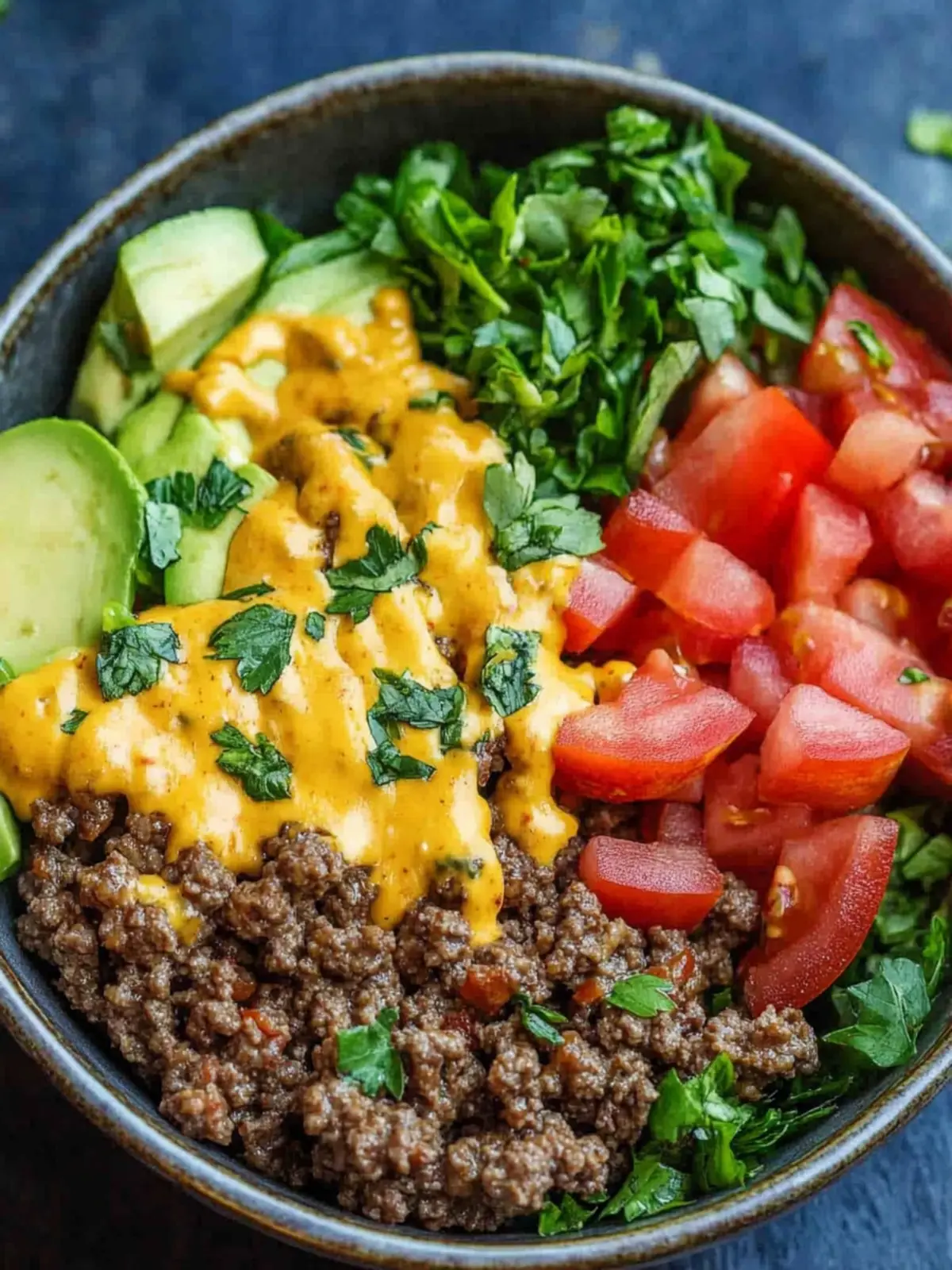 High-Protein Cheeseburger Bowls: Low-Carb Meal Prep Magic 4 High-Protein Cheeseburger Bowls Recipe Low-Carb Meal Prep with Ground Beef & Burger Sauce