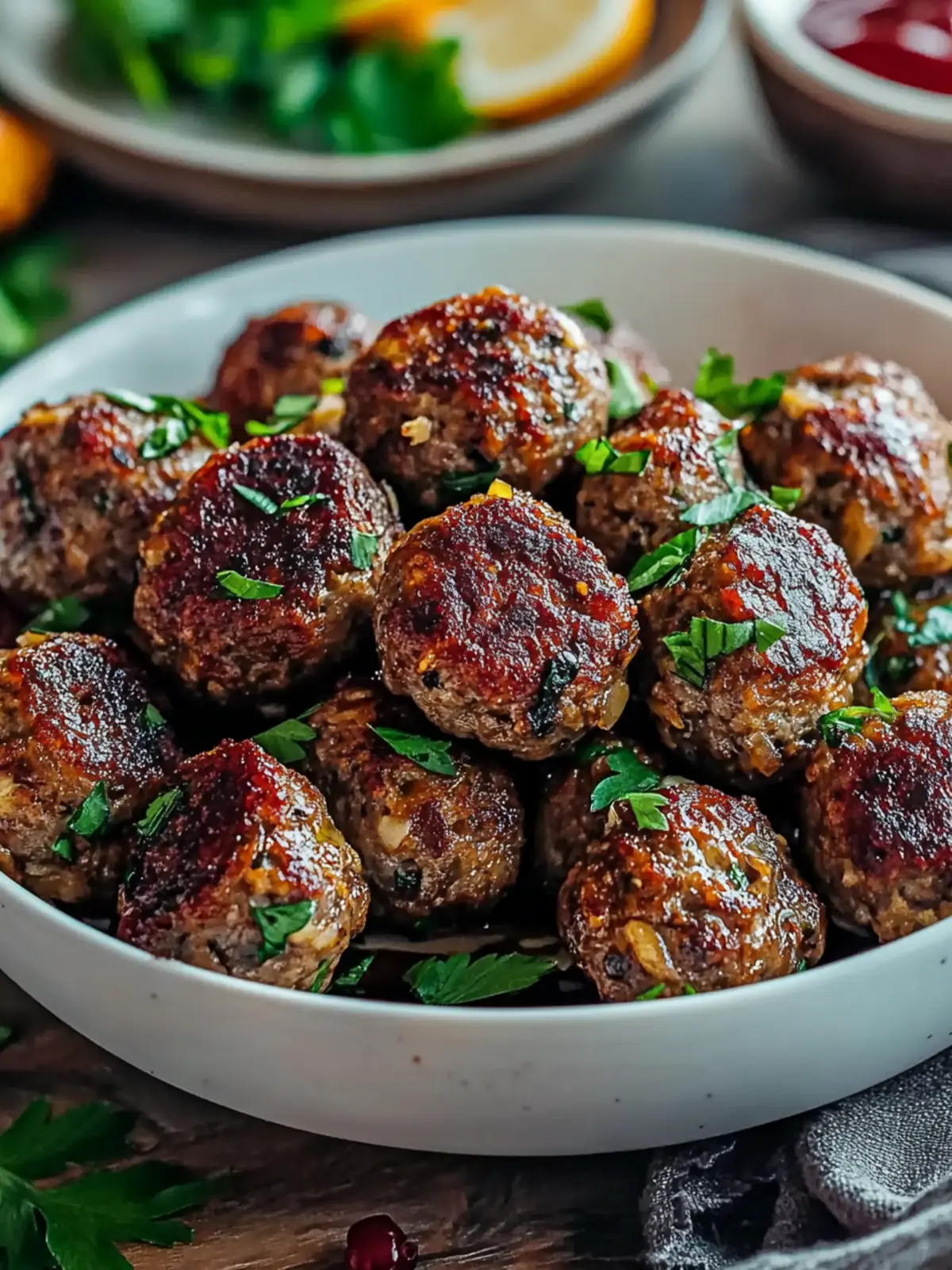Irresistibly Juicy Healthy Vegan Mushroom Meatballs Recipe
