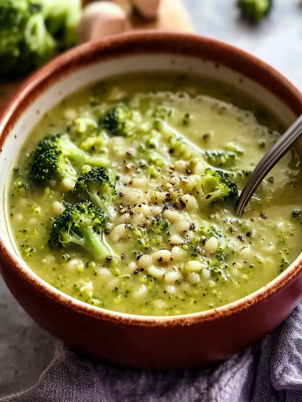 Garlic Italian Broccoli Soup