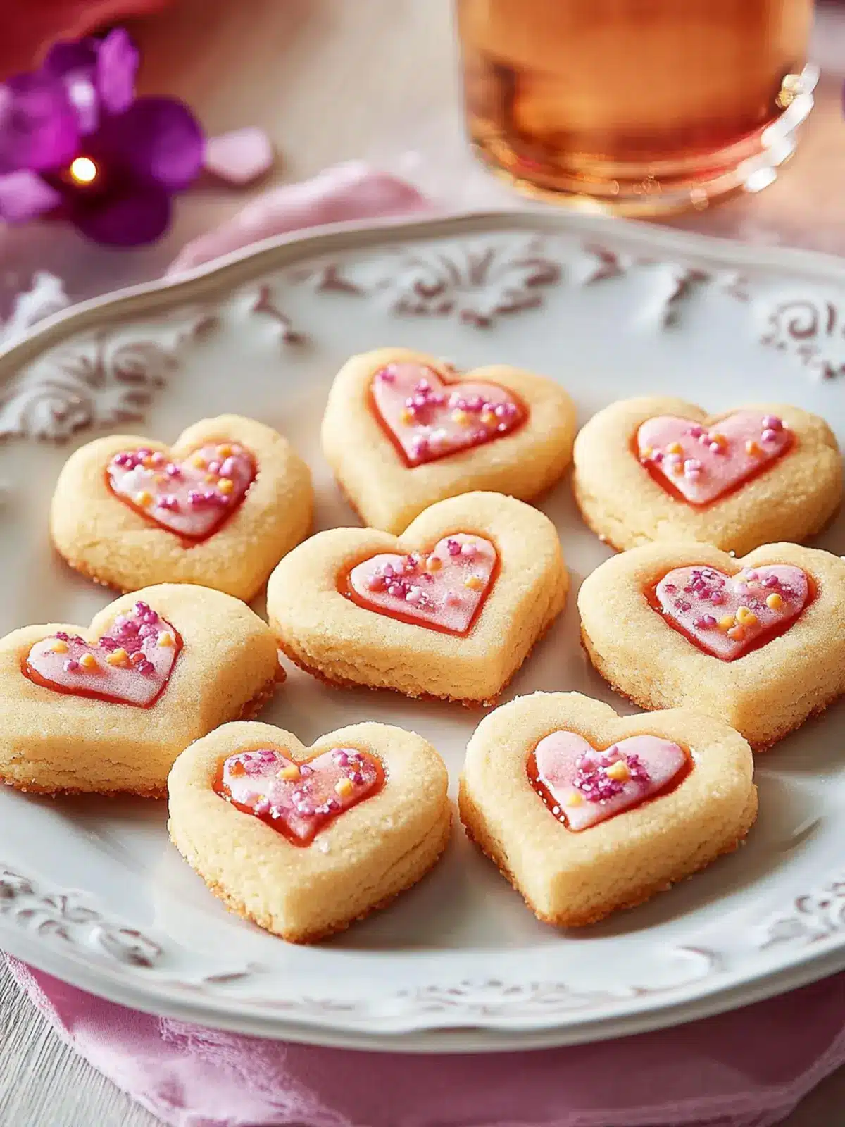 Heart Cookies- Sweet Valentine's day snack