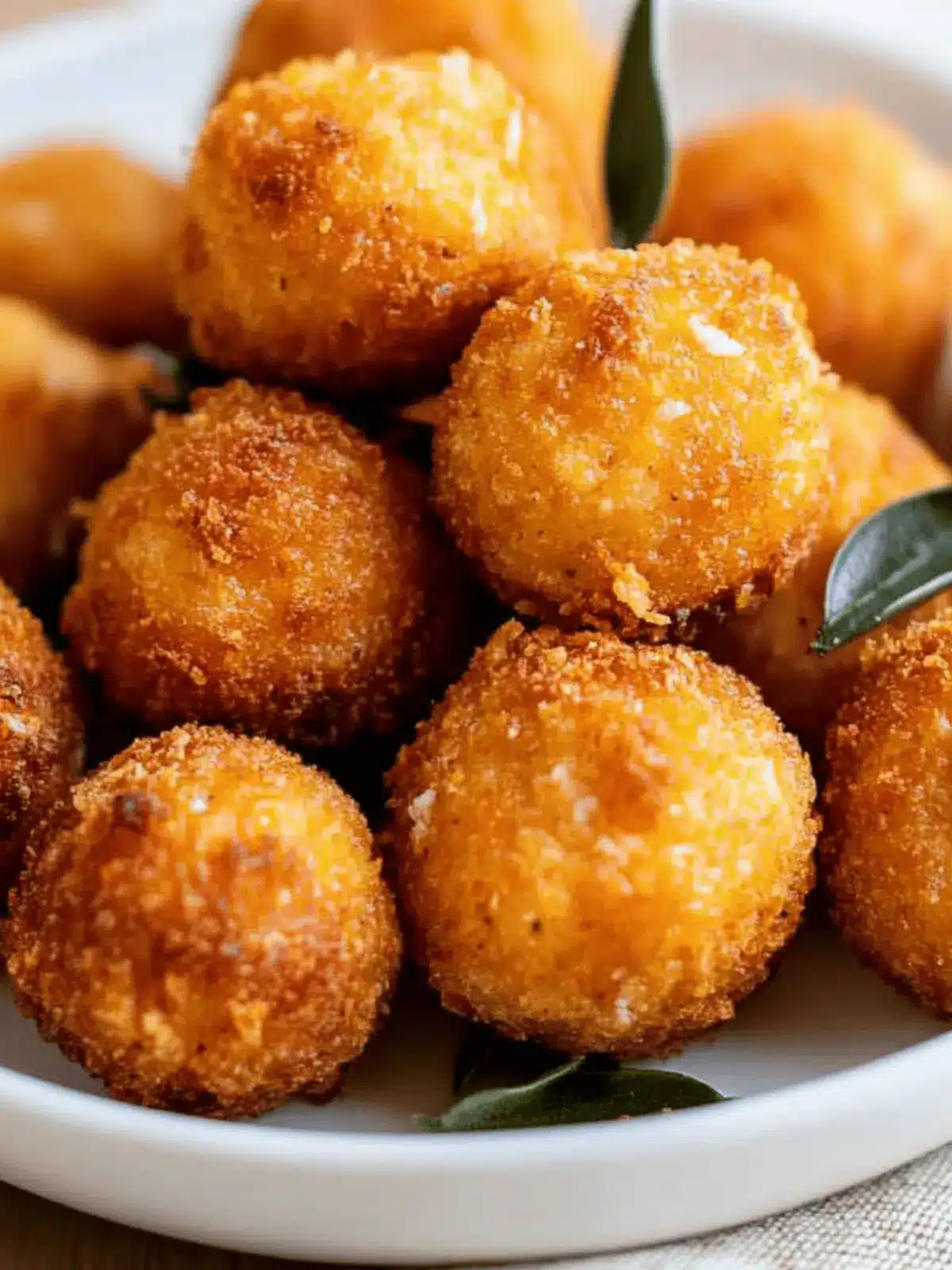 Fried Pumpkin Goat Cheese Balls