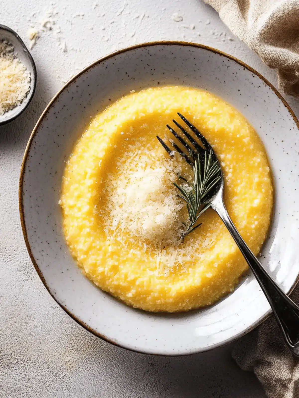 Creamy Polenta with Parmesan Cheese