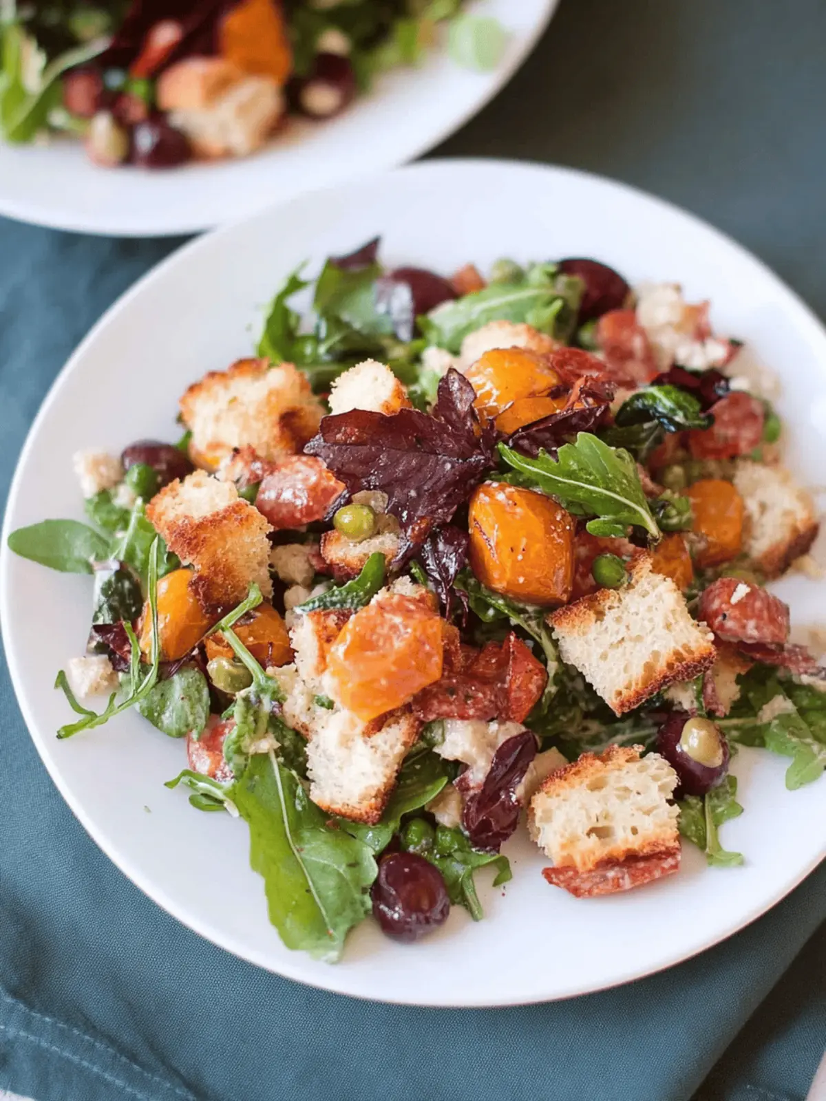 Hearty Fall Panzanella Salad with Roasted Veggies Delight 3 Fall Panzanella Salad