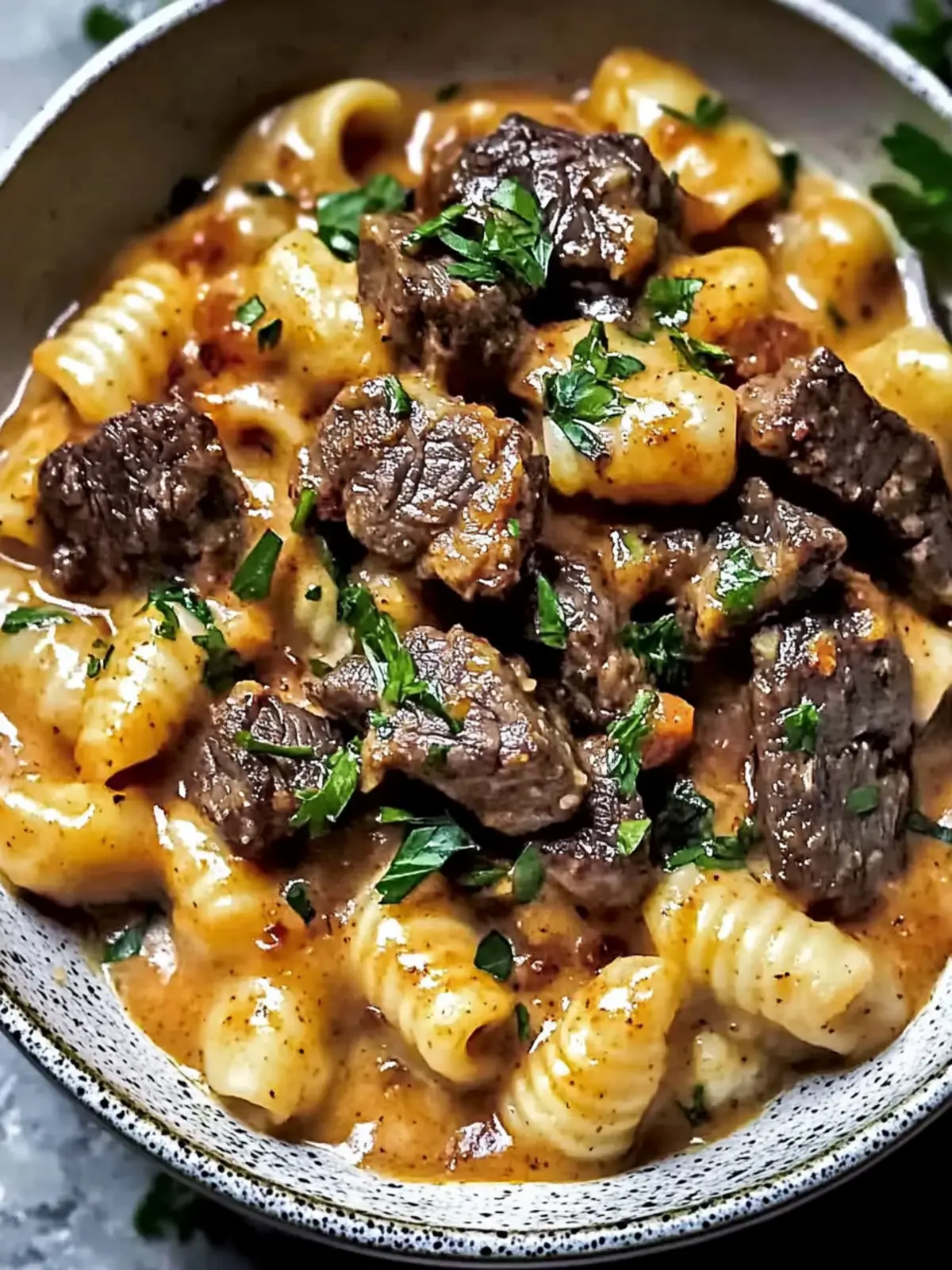 Creamy Paprika Steak Shells Rich and Smoky Comfort in a Bowl