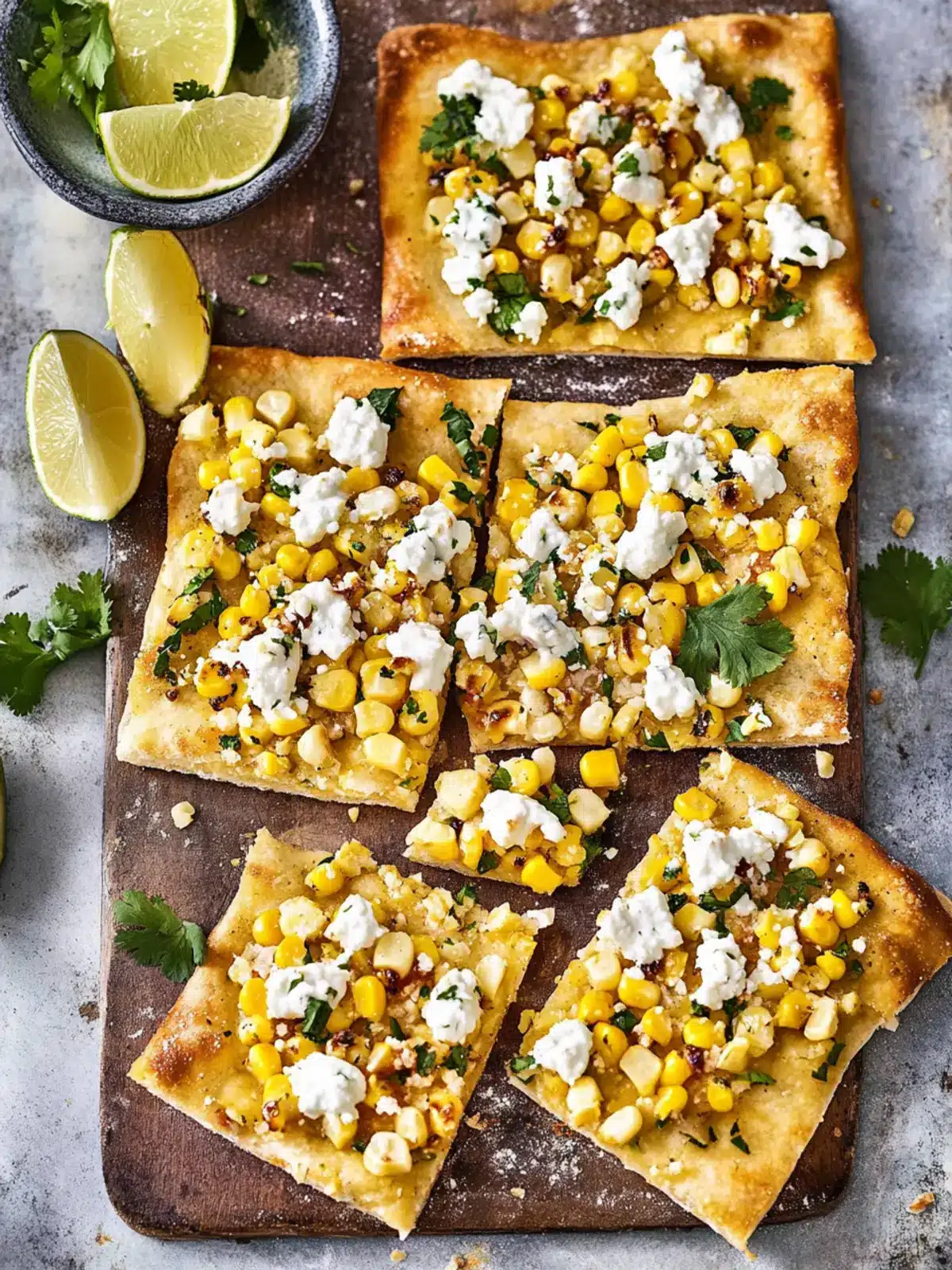 Savor Mexican Street Corn Flatbread for a Flavorful Feast 2 Mexican Street Corn Flatbread